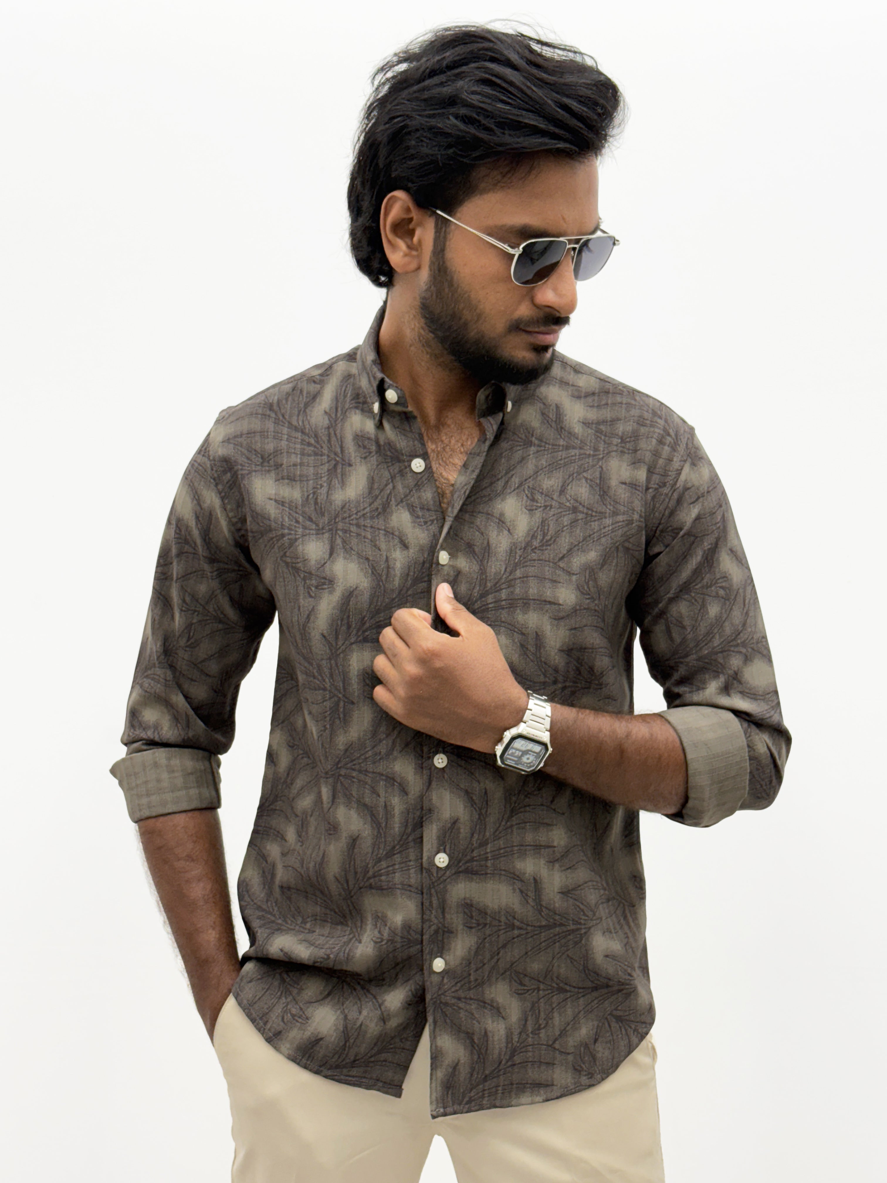 Dark Grey IMP Printed Shirt