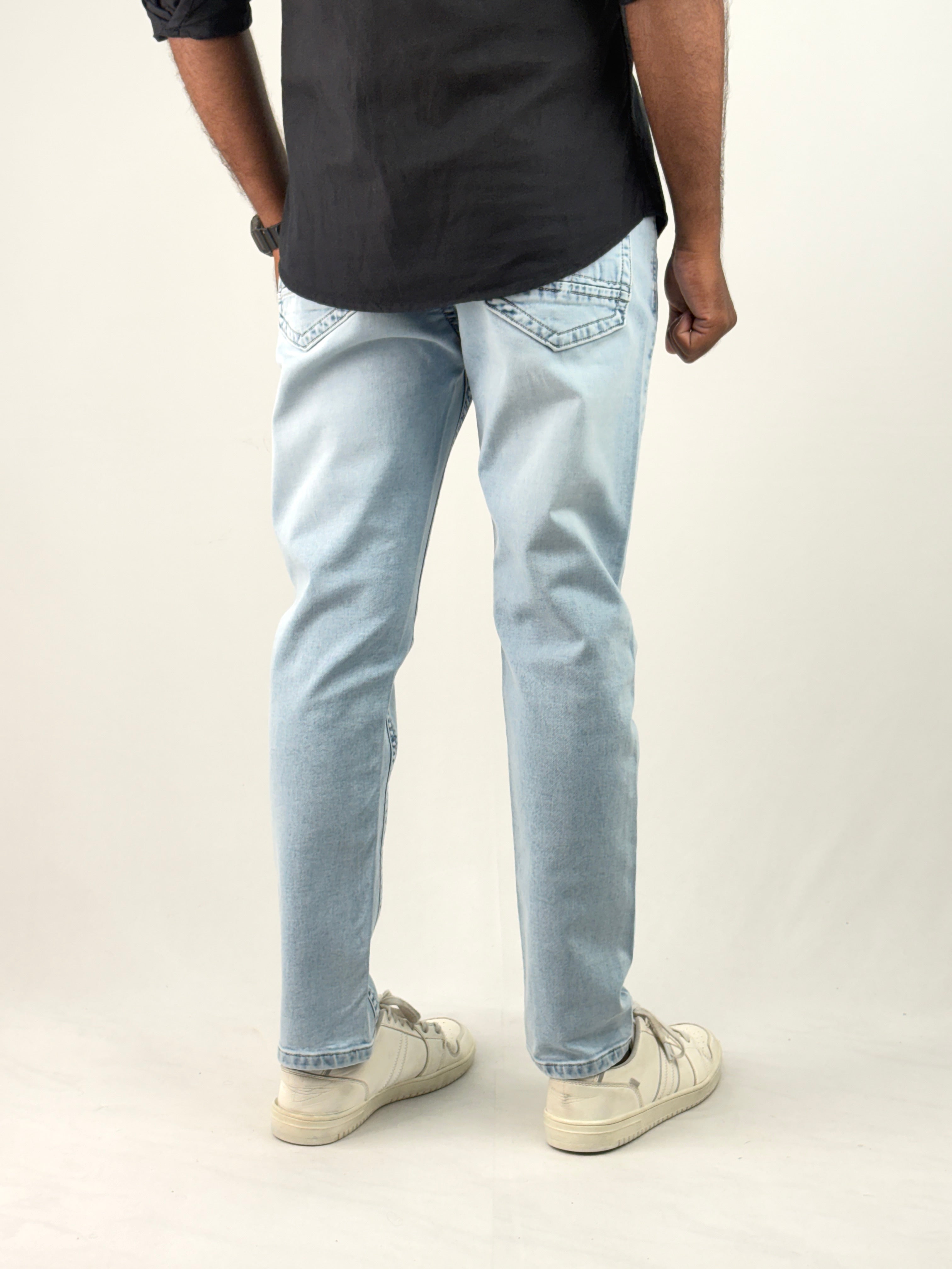 Ice Blue Ankle Fit Jean