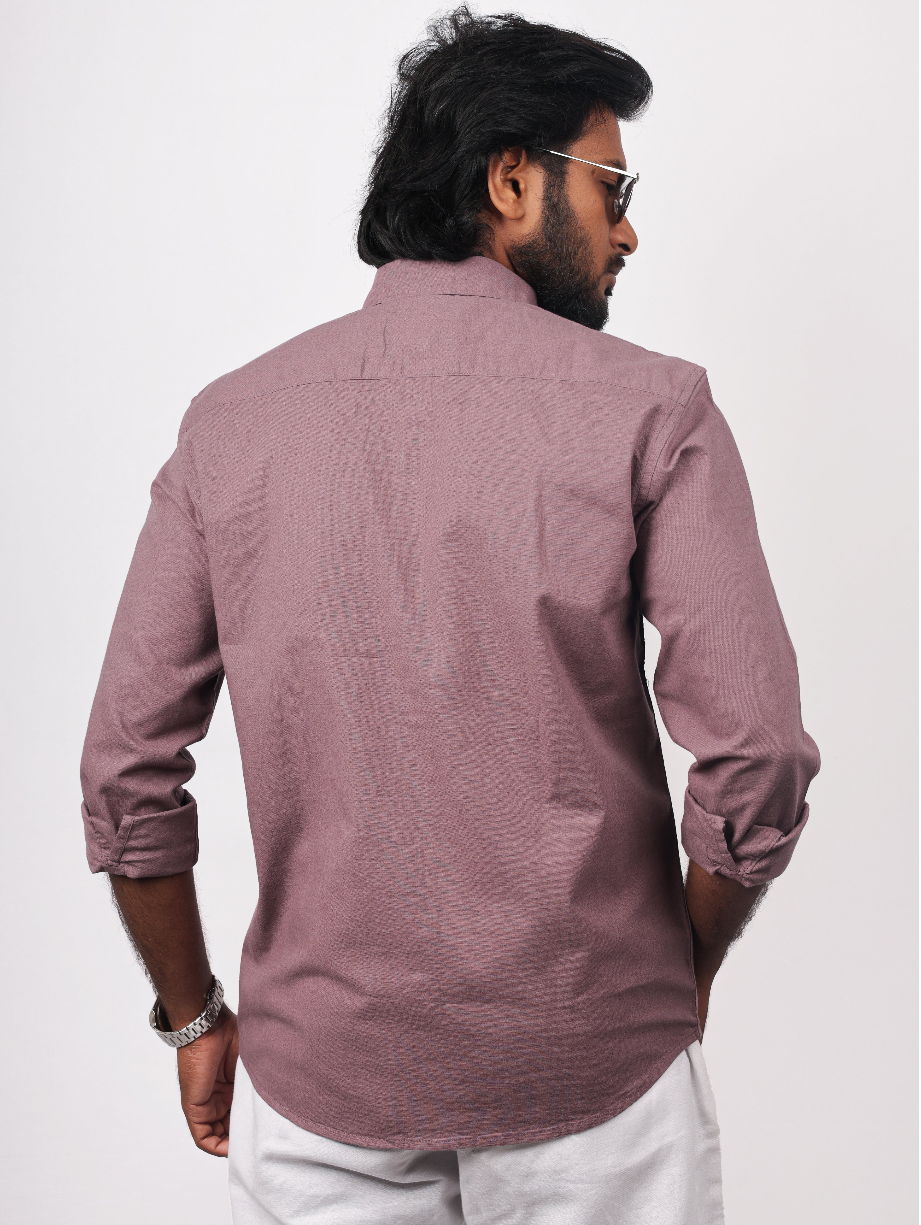 Lavender Linen Shirt