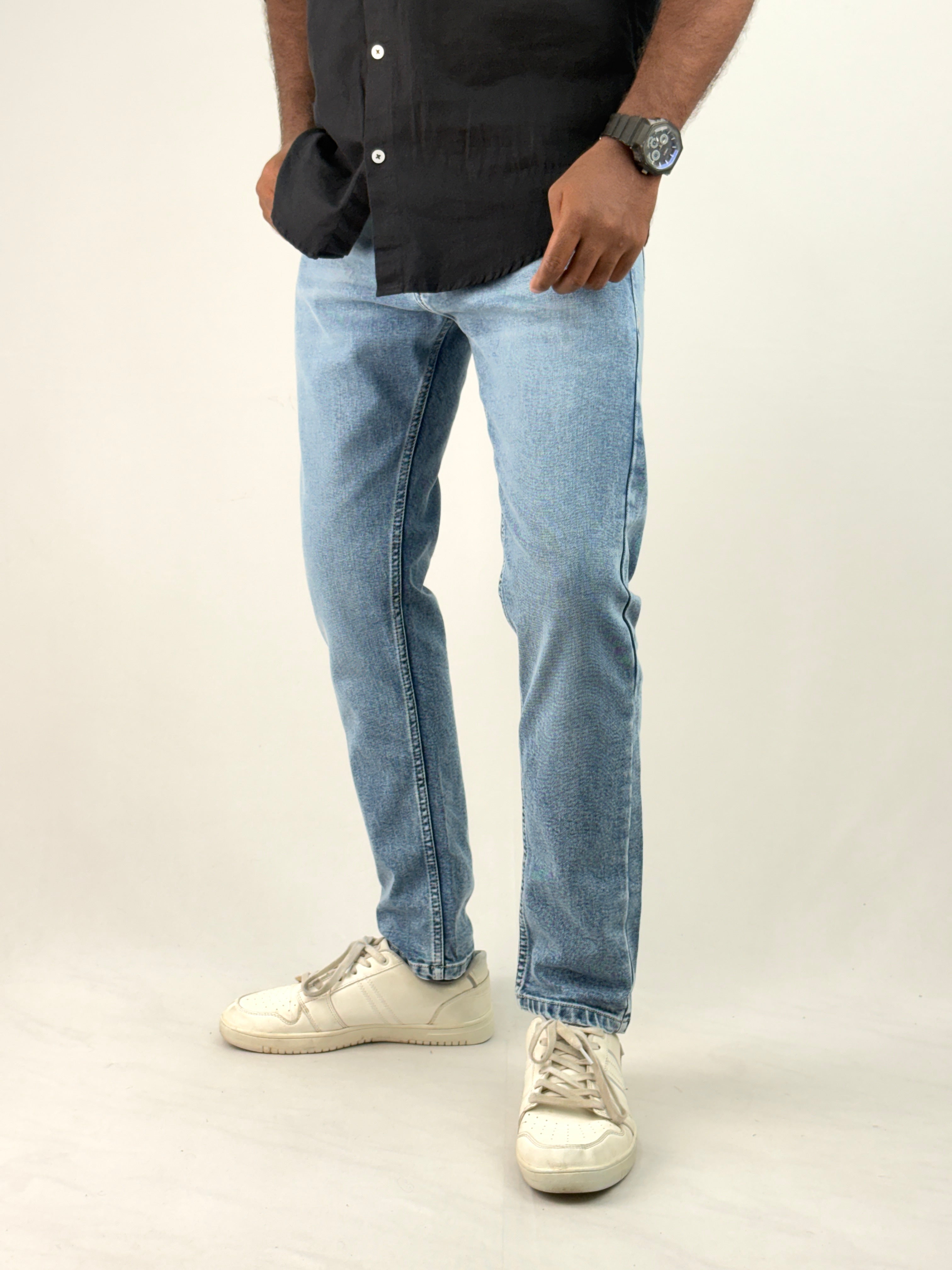 Light Blue Ankle Fit Jean