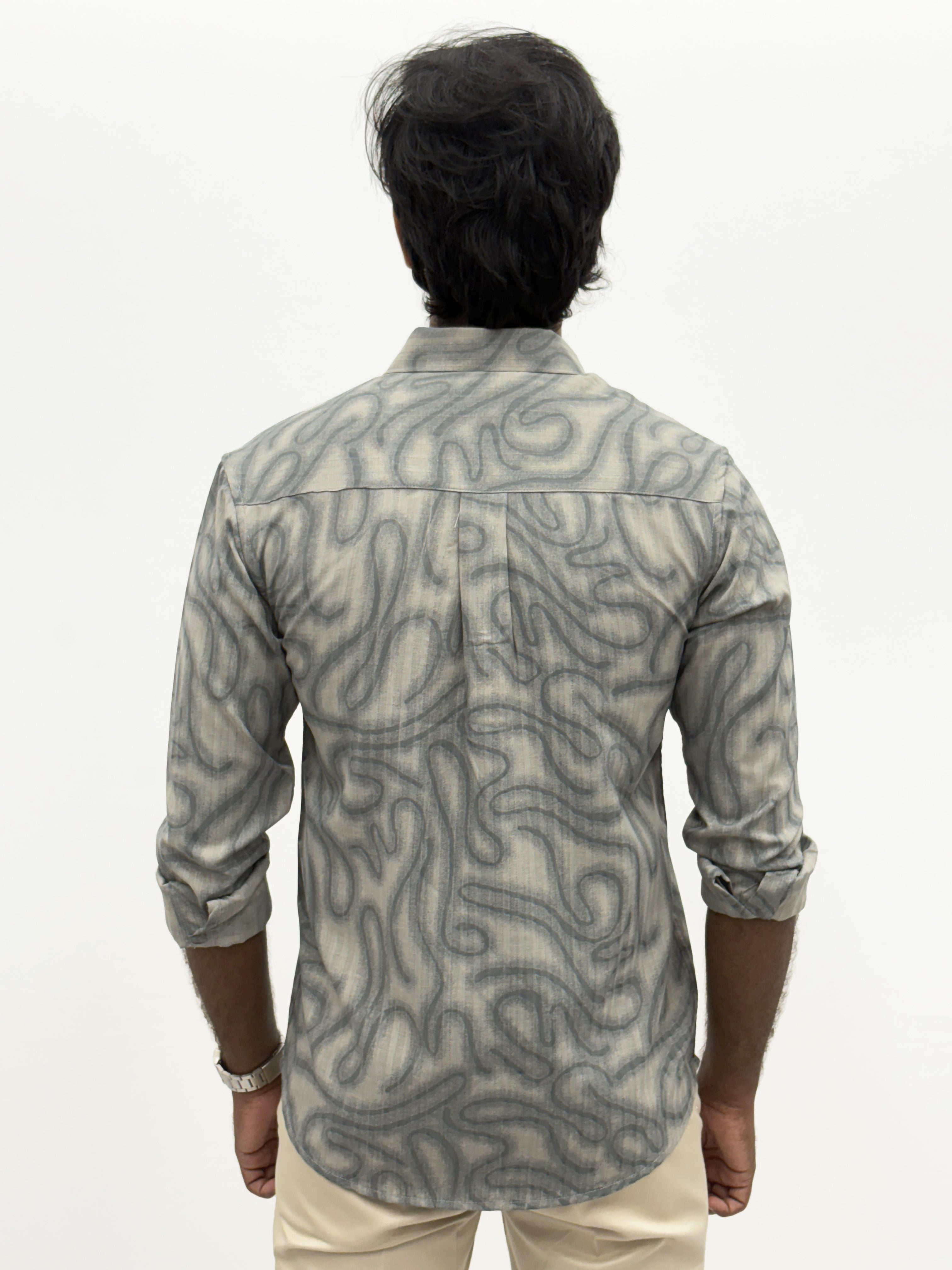 Light Grey IMP Printed Shirt
