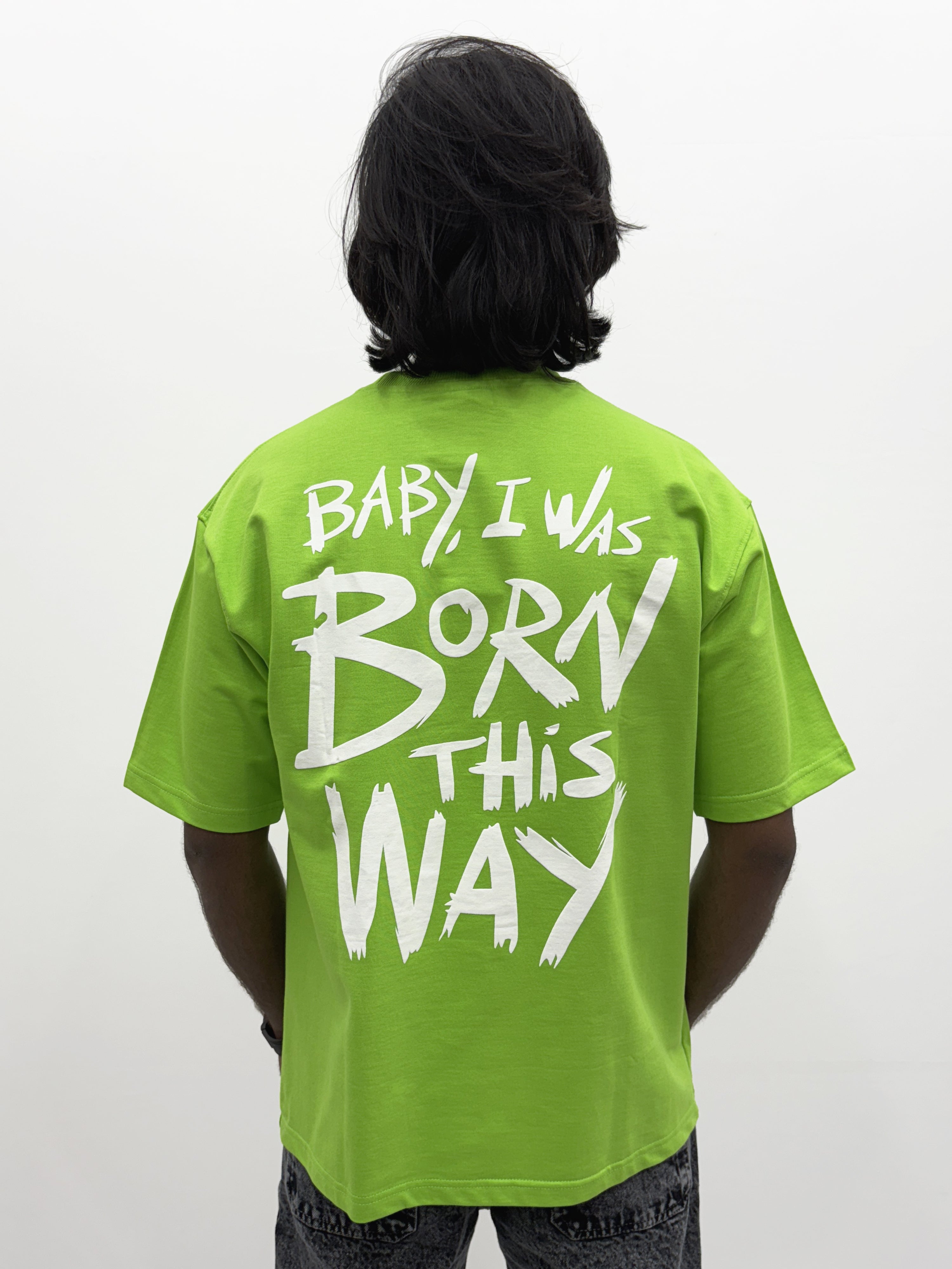 Neon BackPrint Oversize T-Shirt