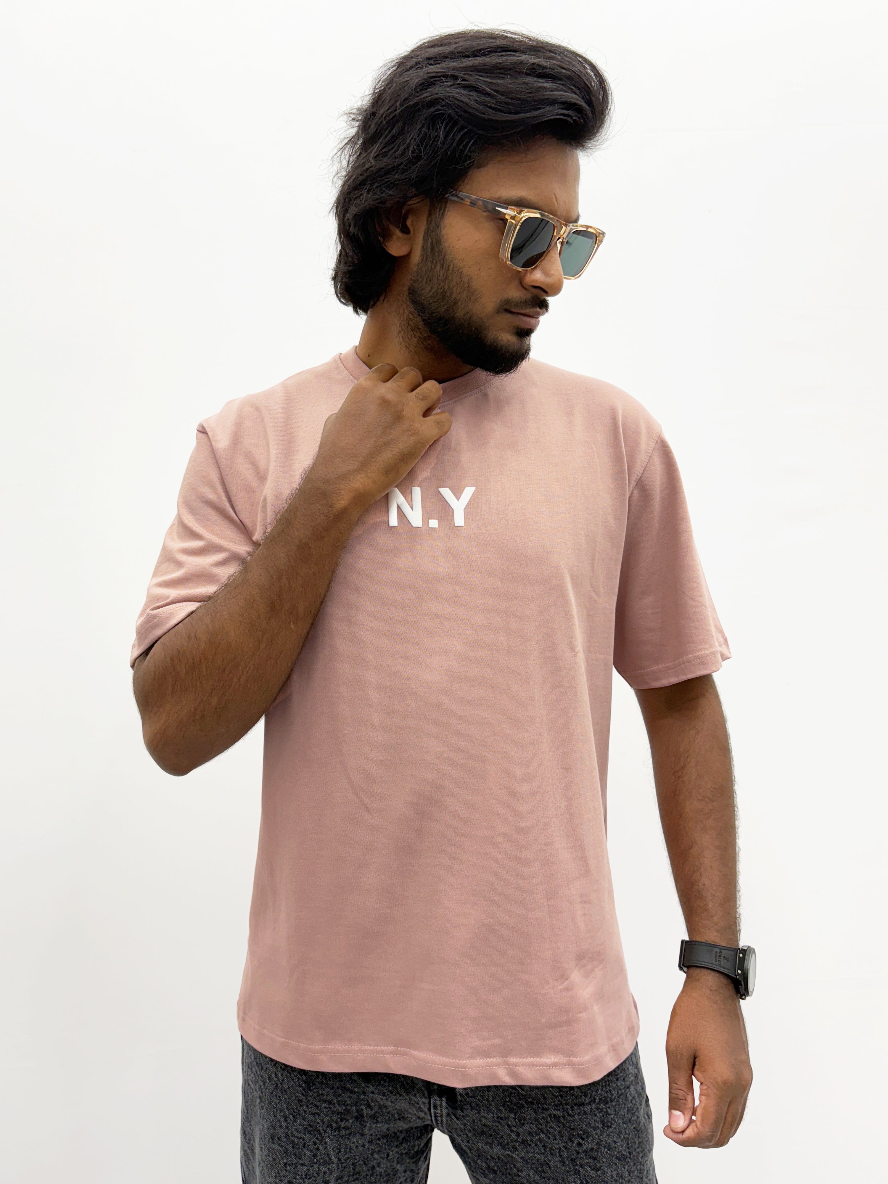 Peach BackPrint Oversize T-Shirt