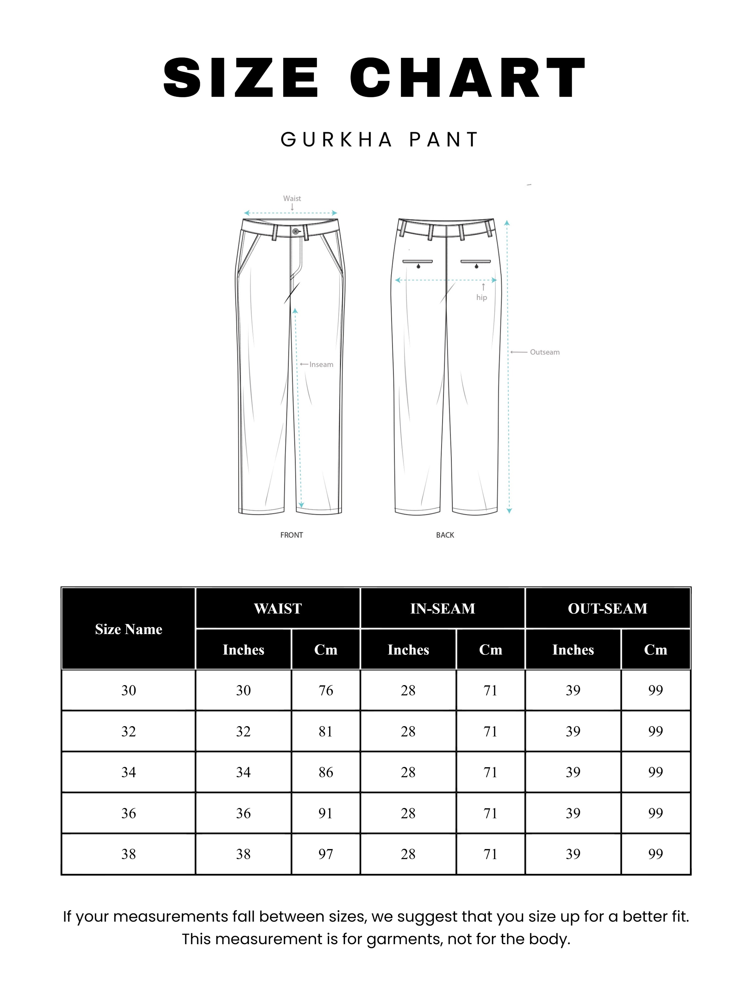 Black Gurkha Pant