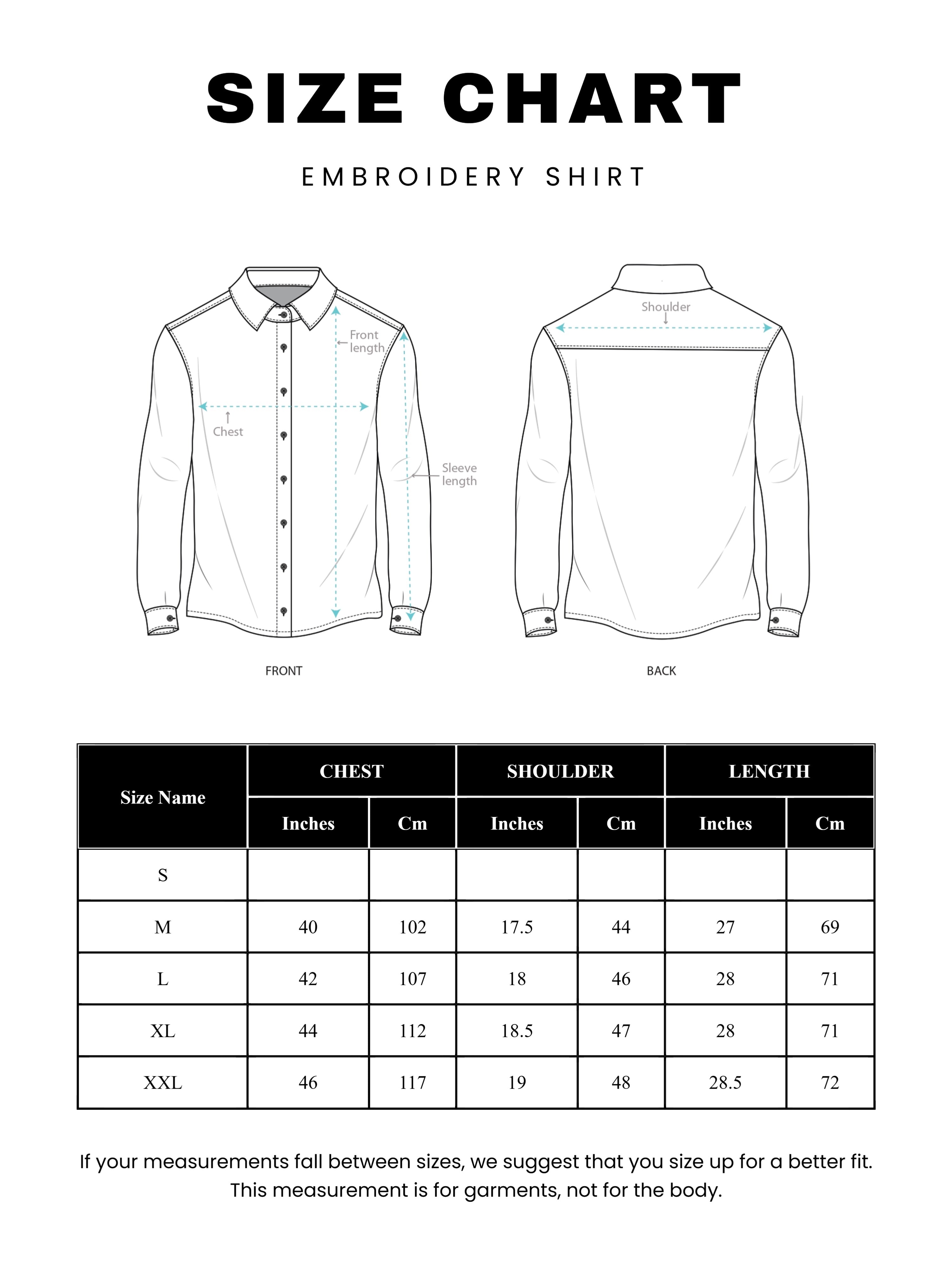 Black Embroidery Shirt