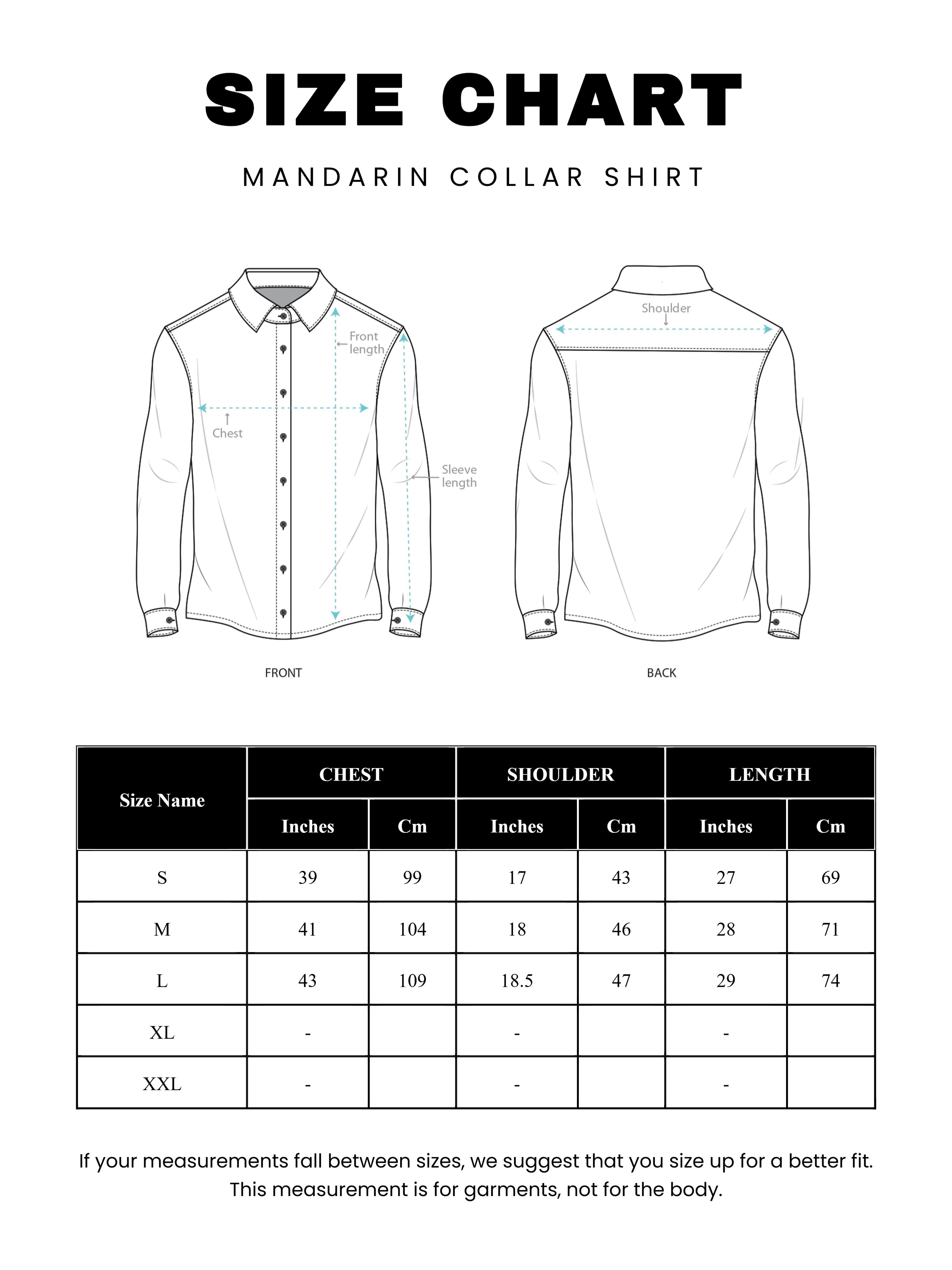 Black Mandarin Collar Textured Shirt