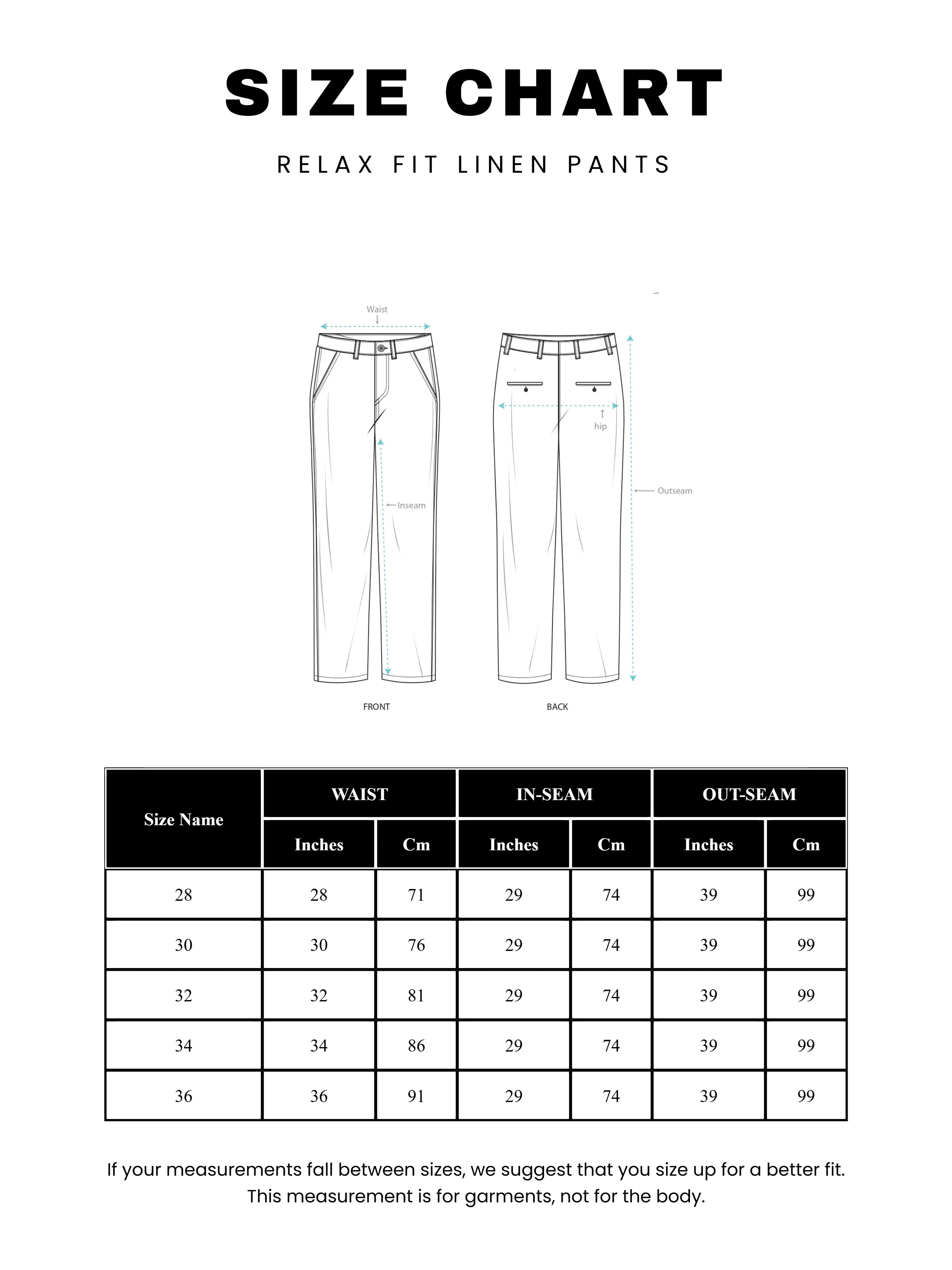 Charcoal Relax Fit Linen Pants