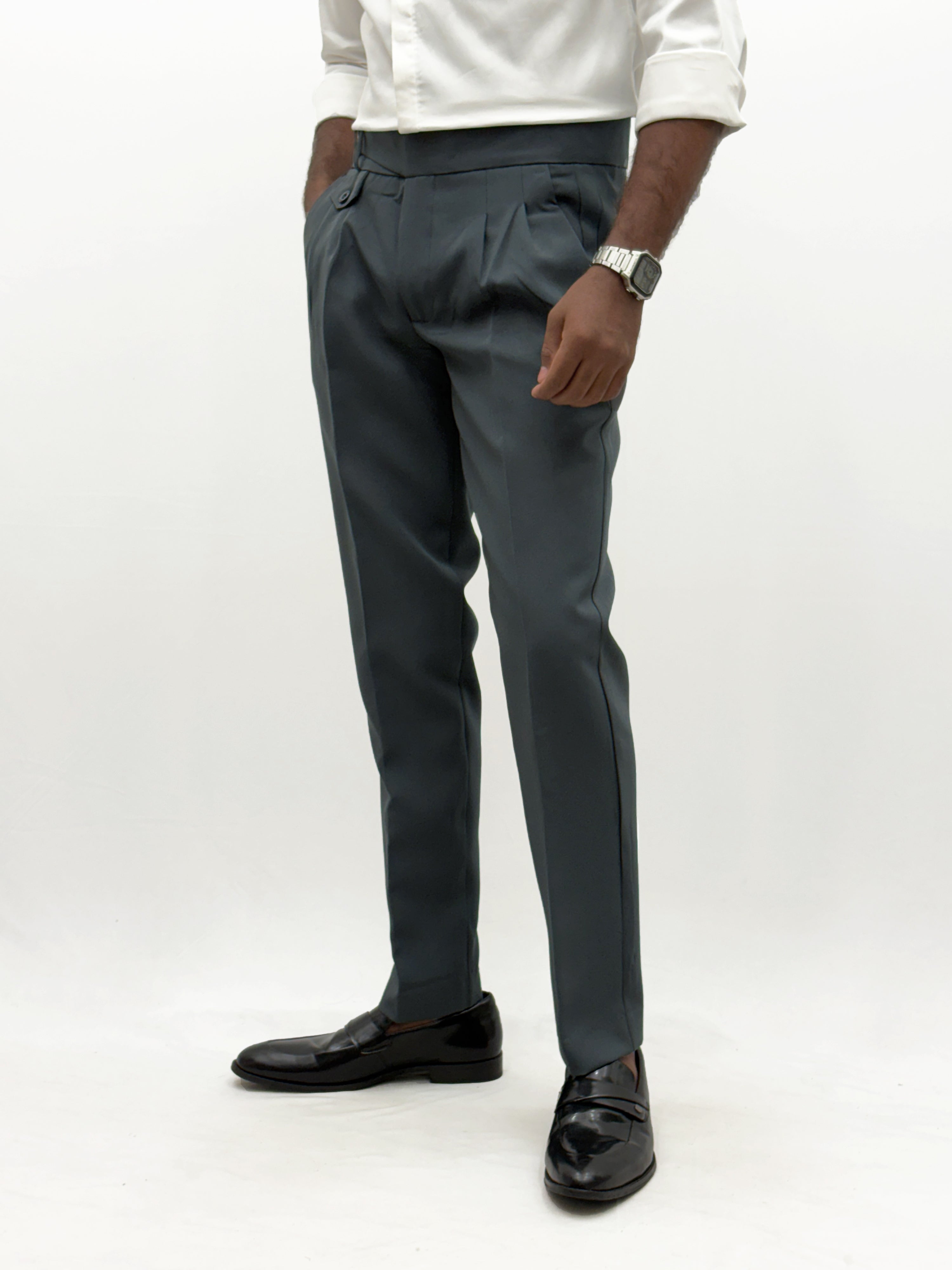 Dark Grey Gurkha Pant