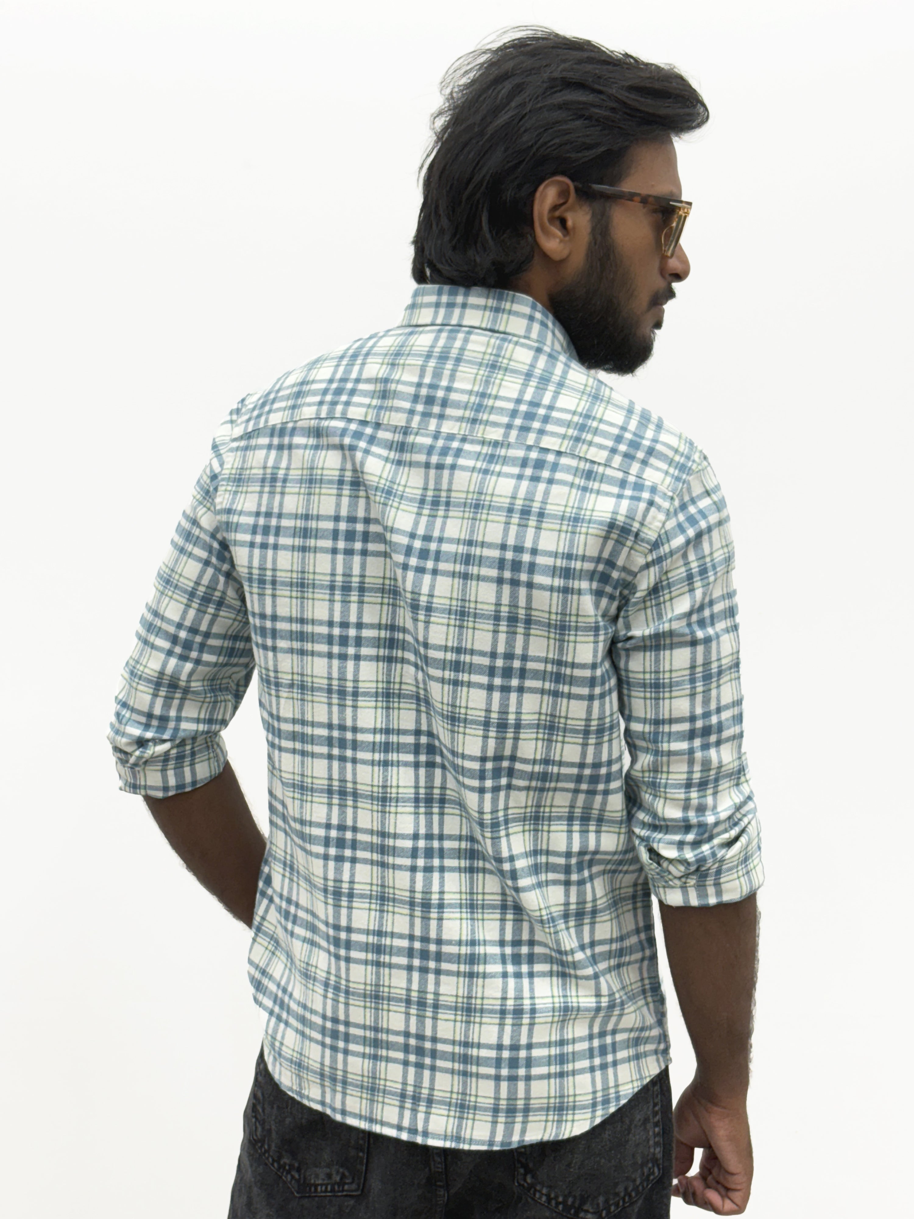 Aqua Flannel Shirt