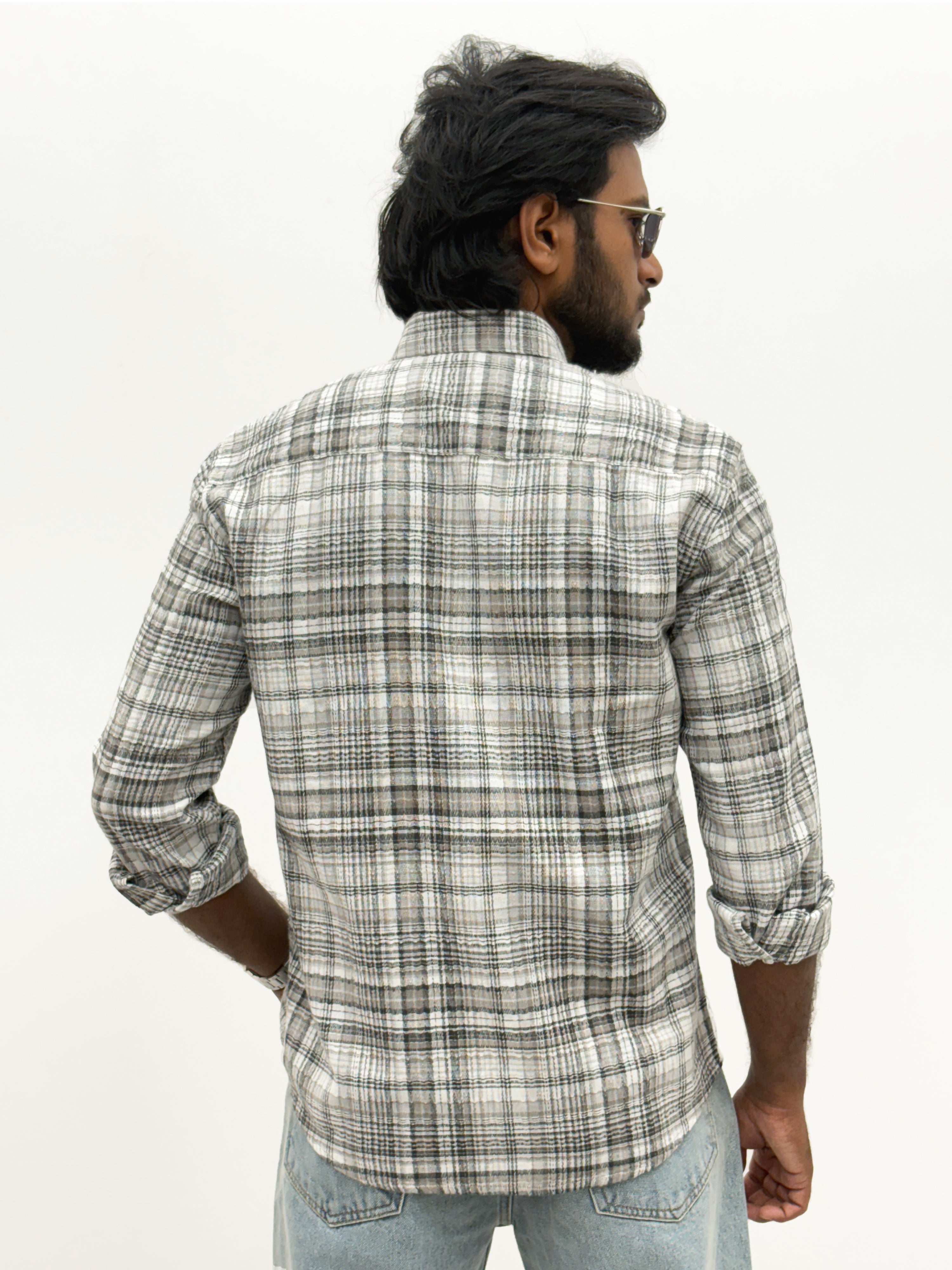 White Flannel Shirt