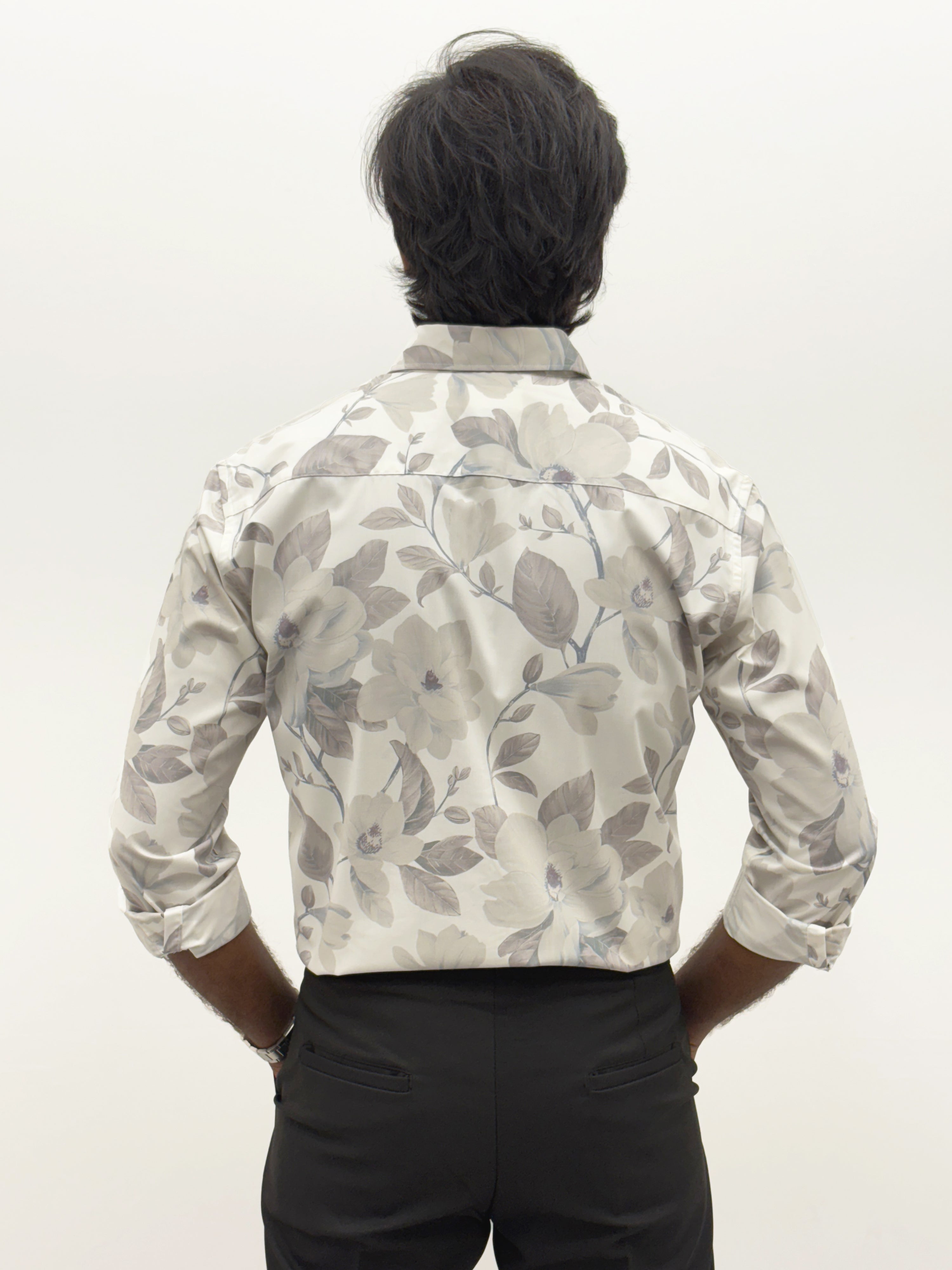 White IMP Retro Printed Shirt