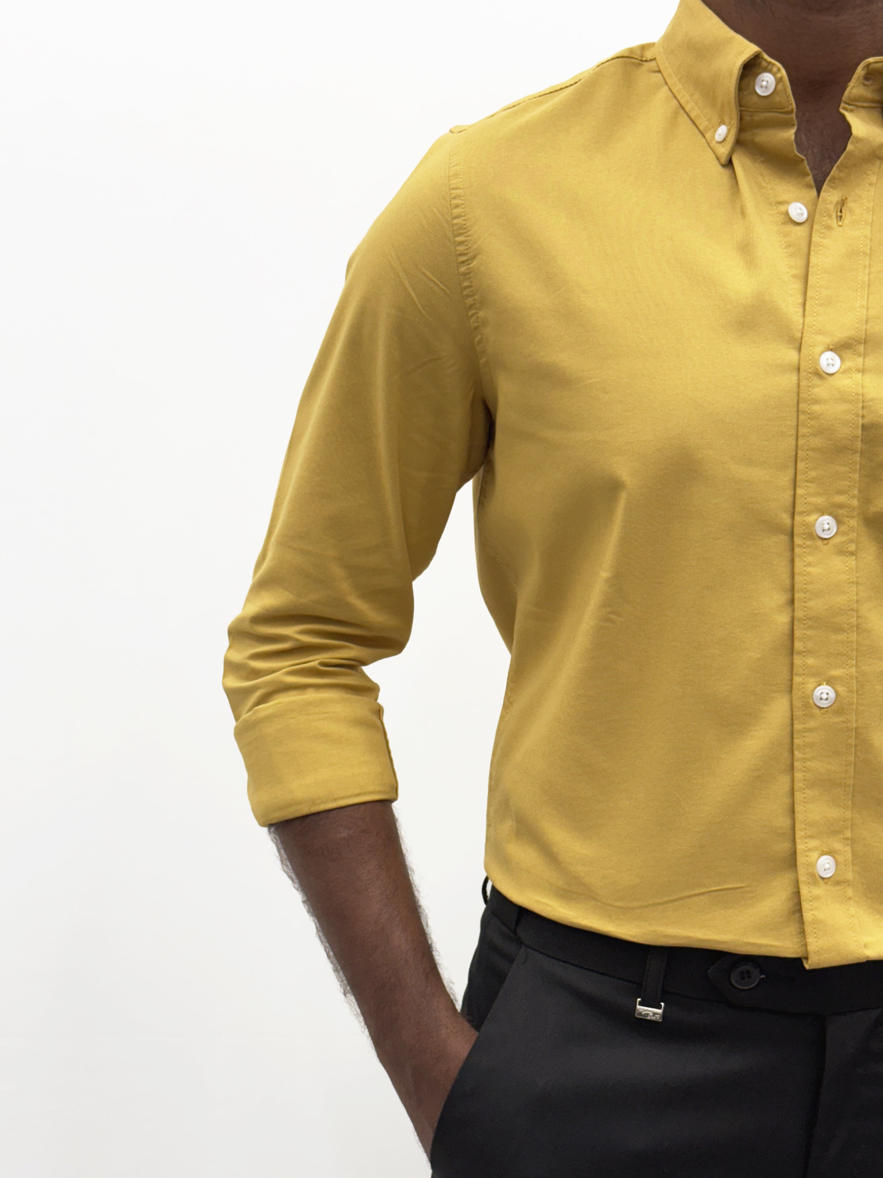 Yellow BackPrint Oversize T-Shirt