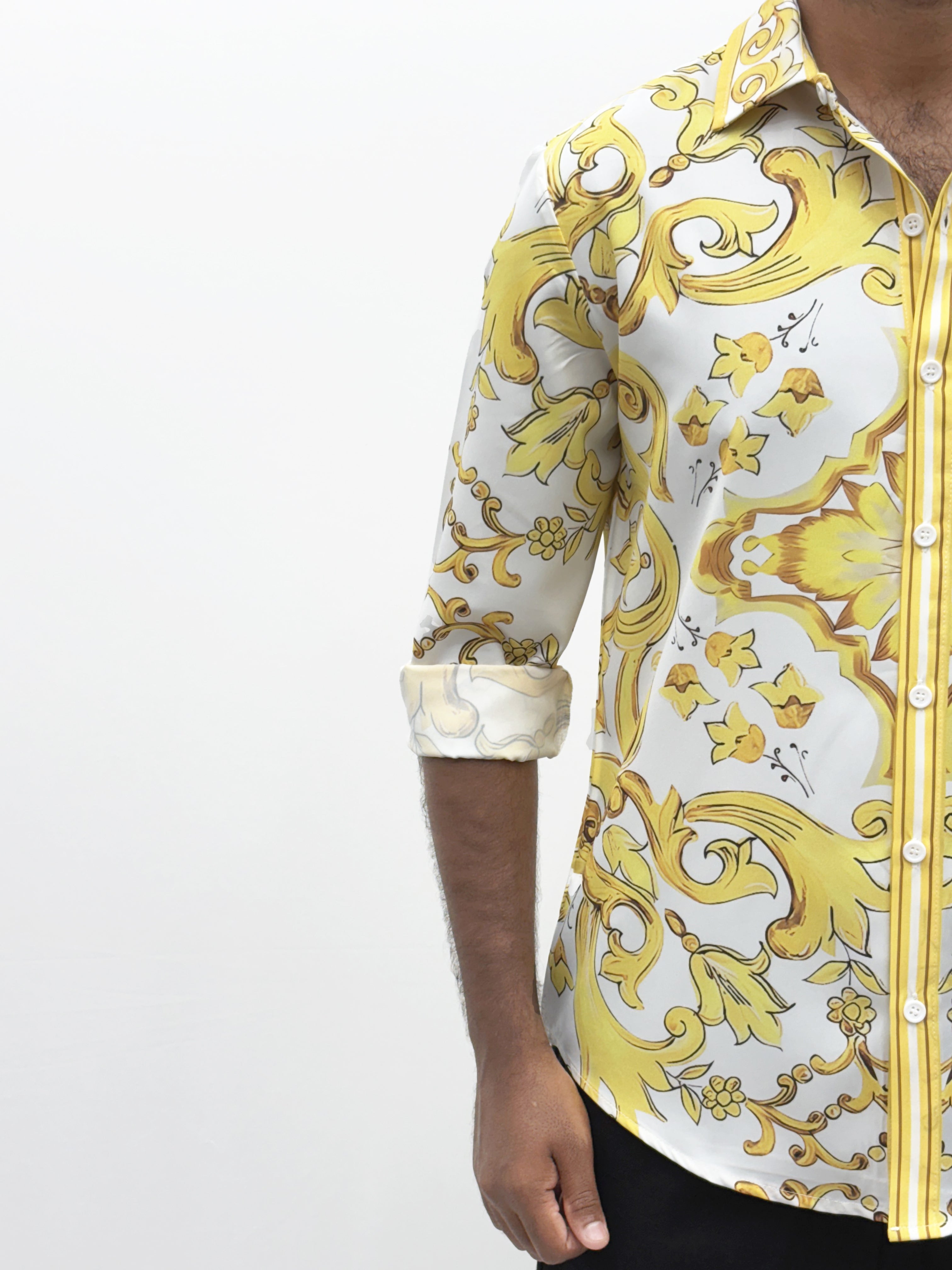 Yellow IMP Vintage Printed Shirt