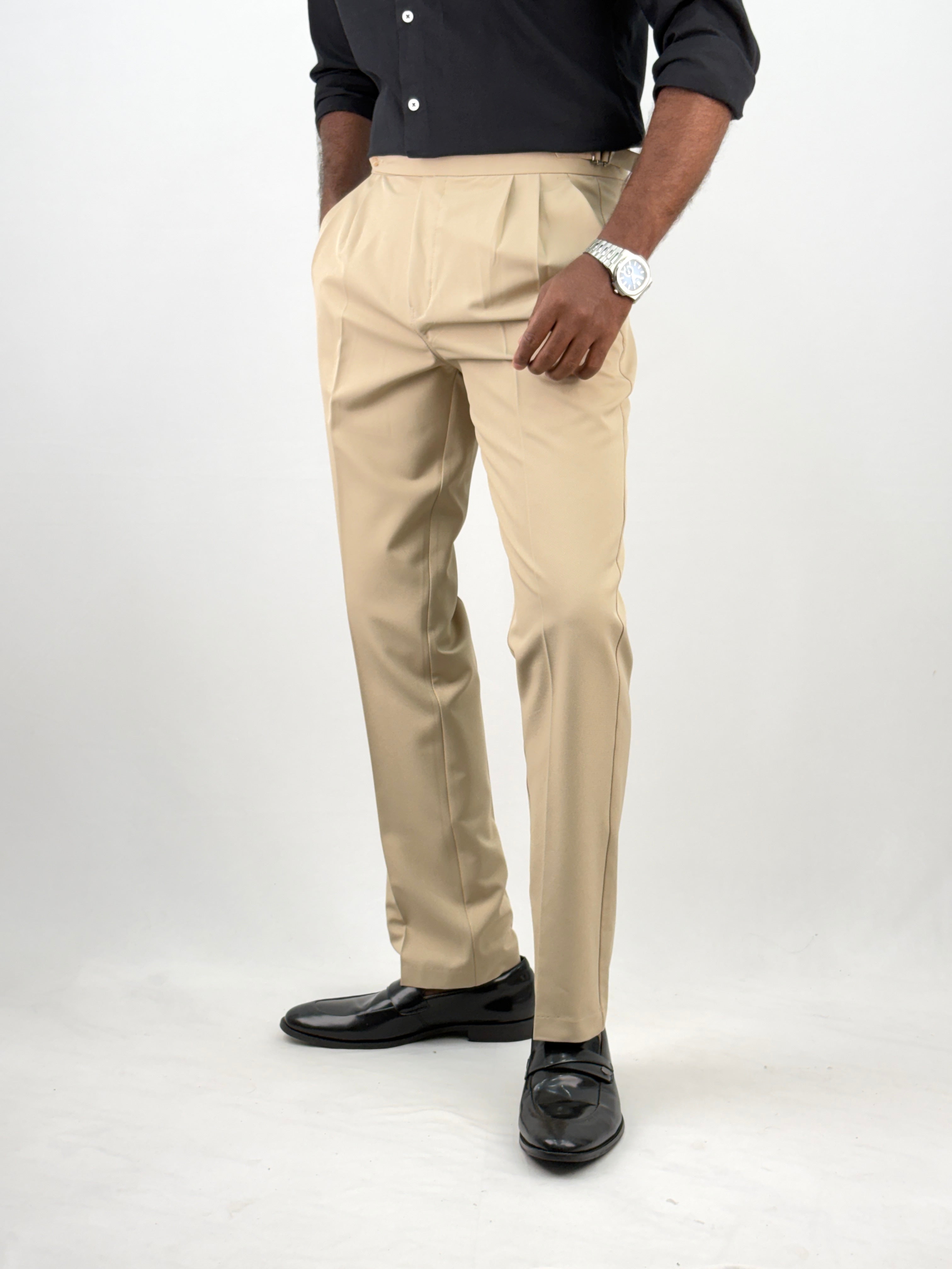 Beige Gurkha Pant 3