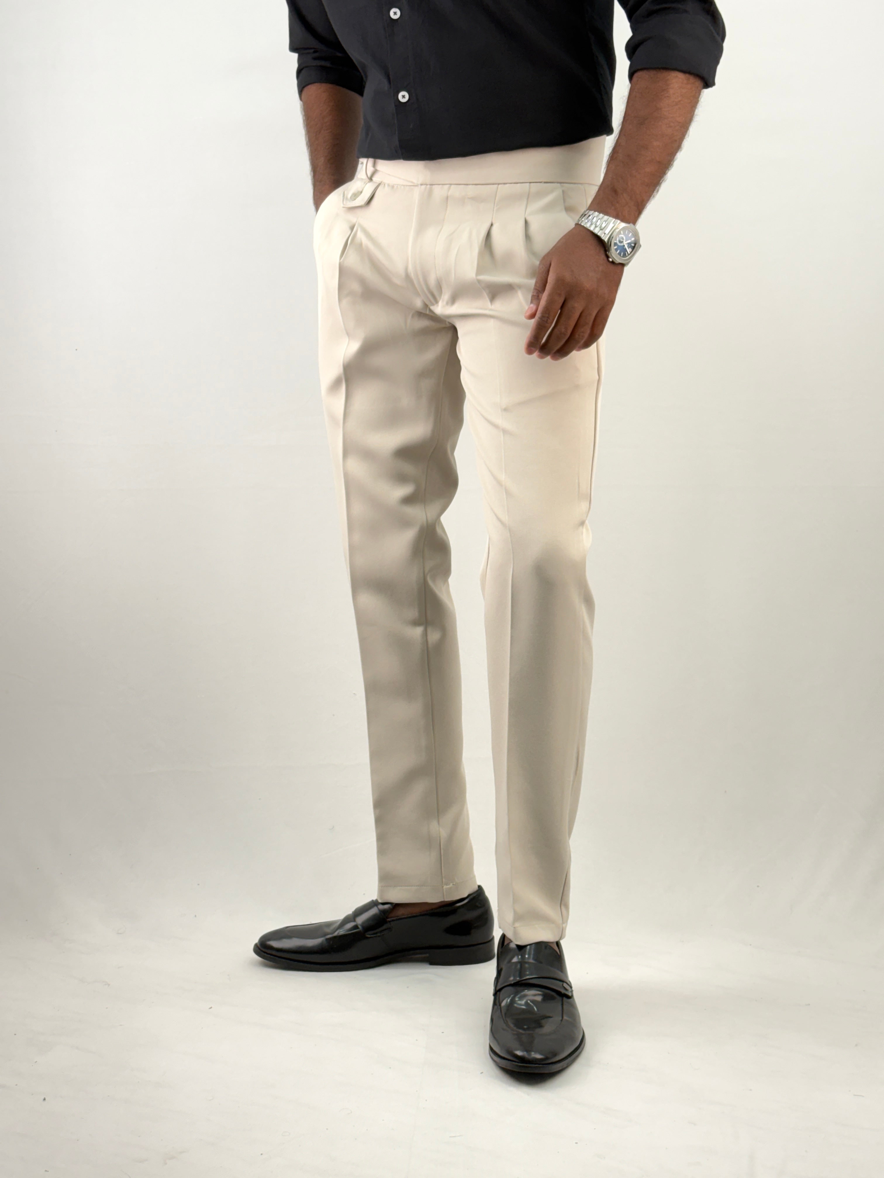 Beige Gurkha Pant 2