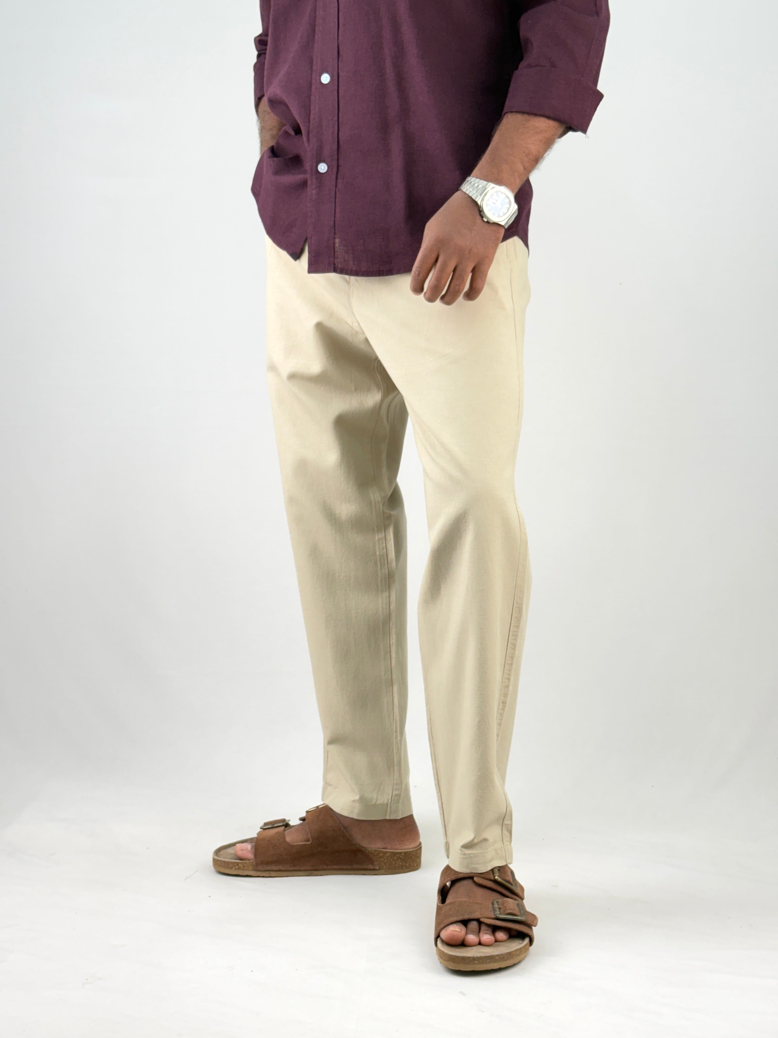 Light Pista Linen Pant