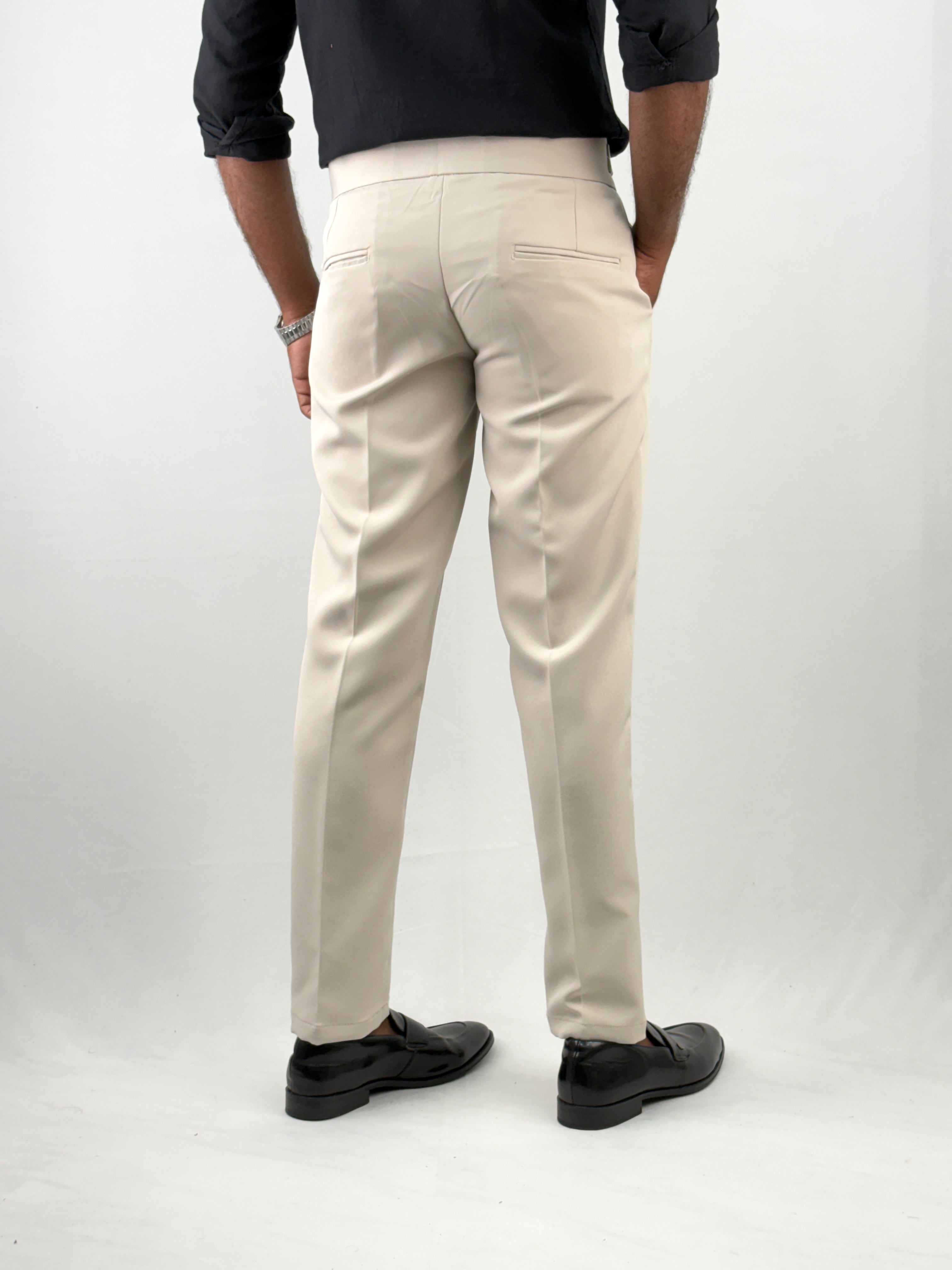 Beige Gurkha Pant 2