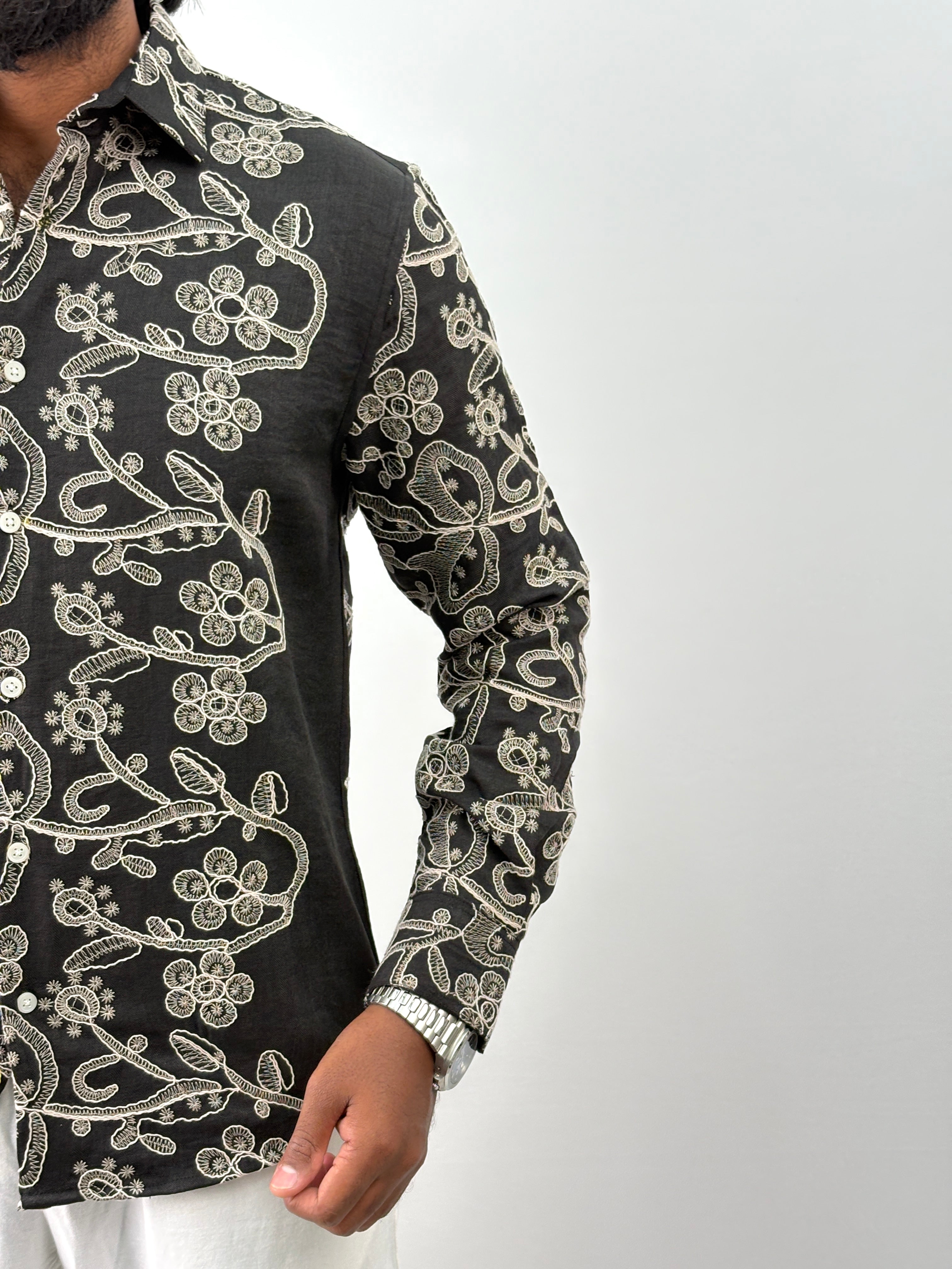 Black Embroidery Shirt 14