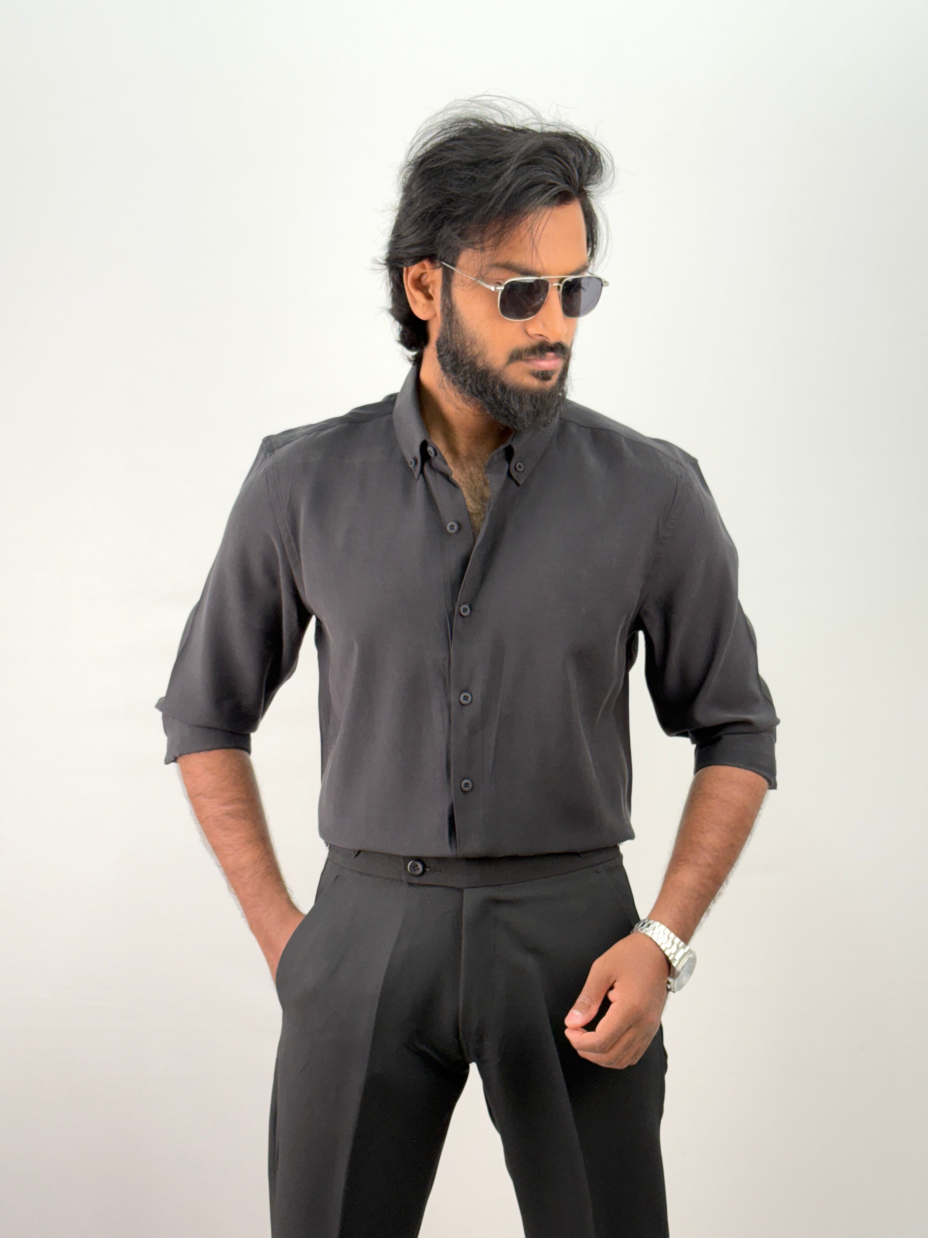 Black IMP Plain Shirt