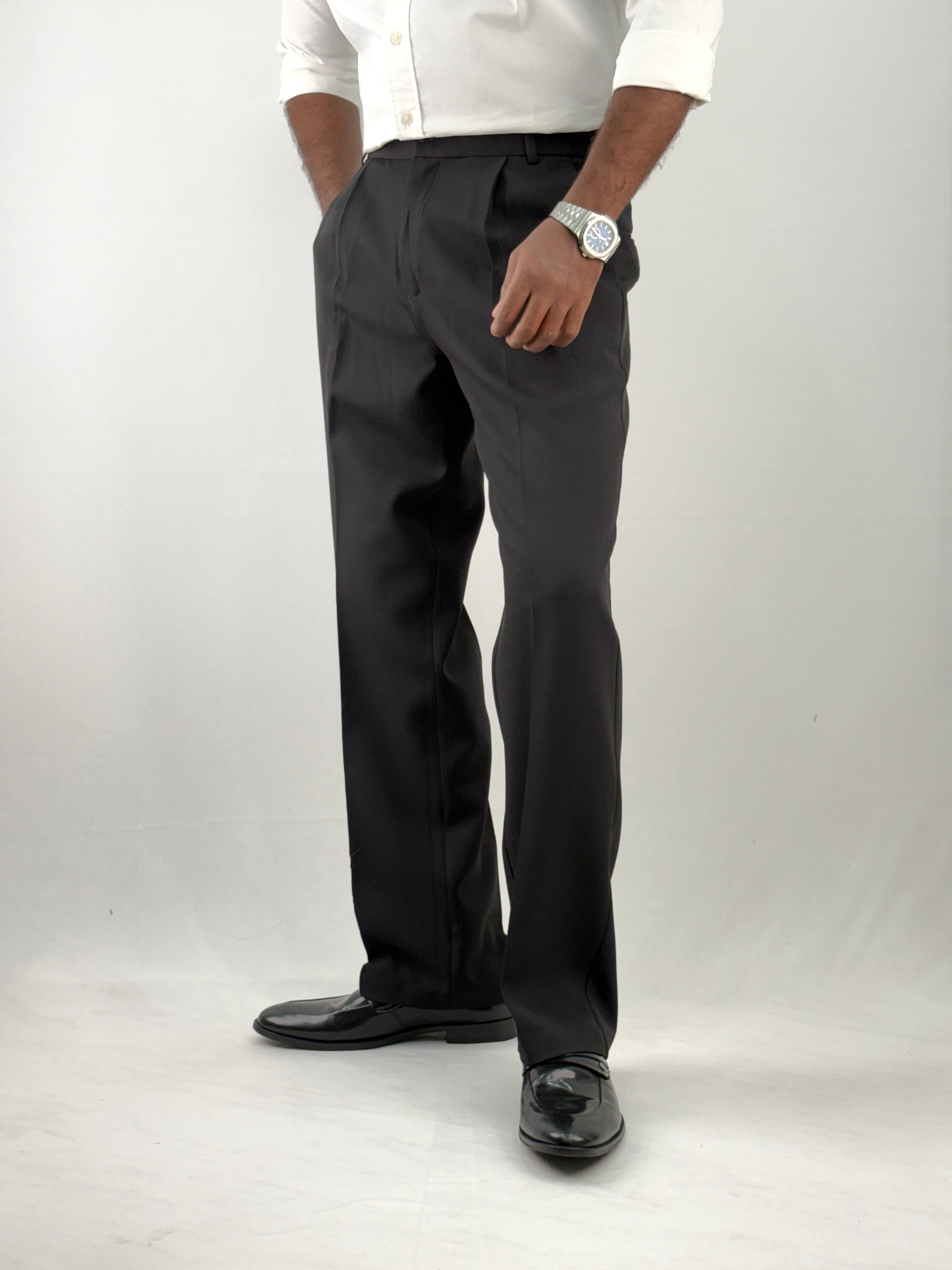 Black Korean Baggy Pant