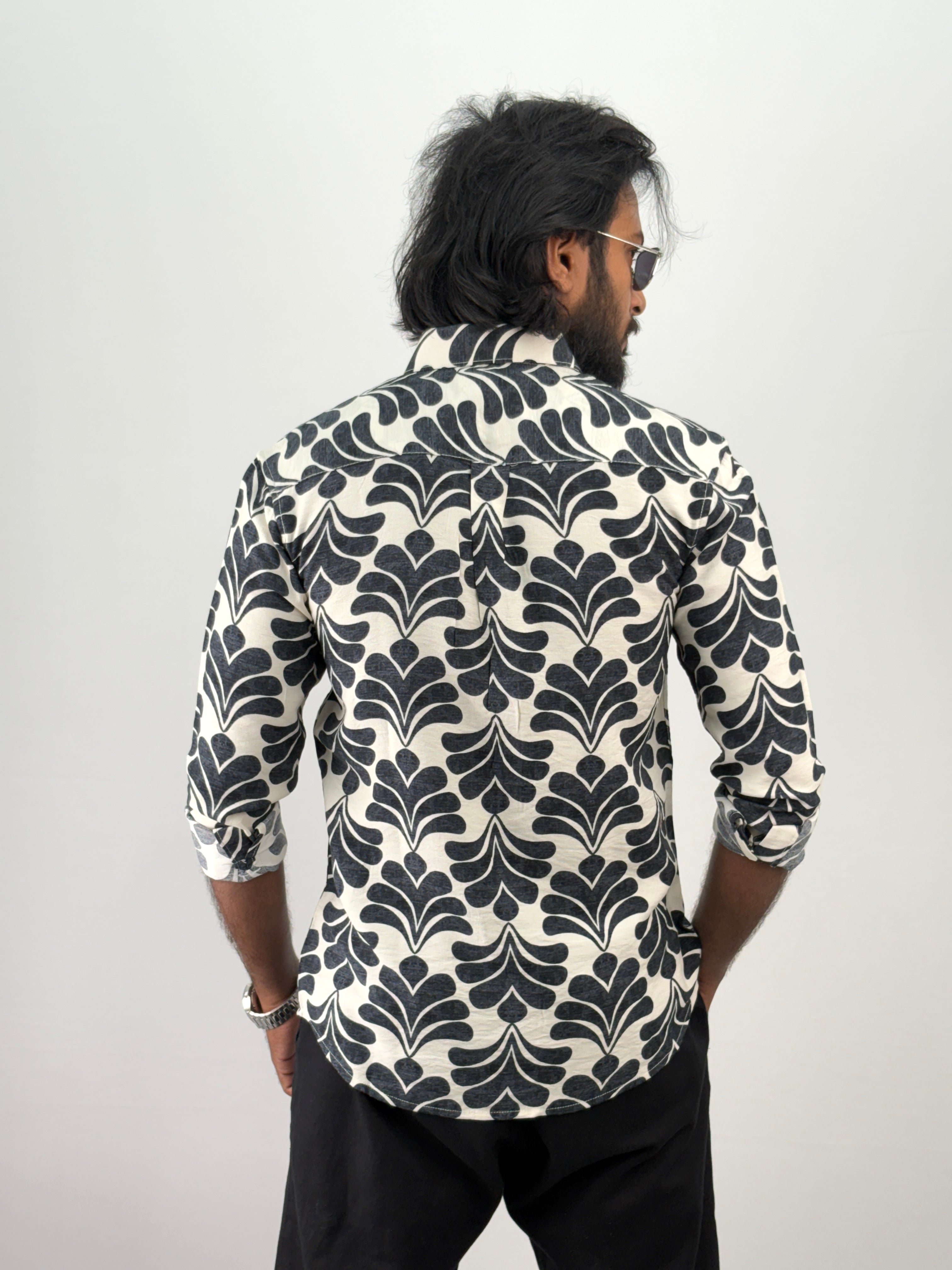 Black Printed Shirt