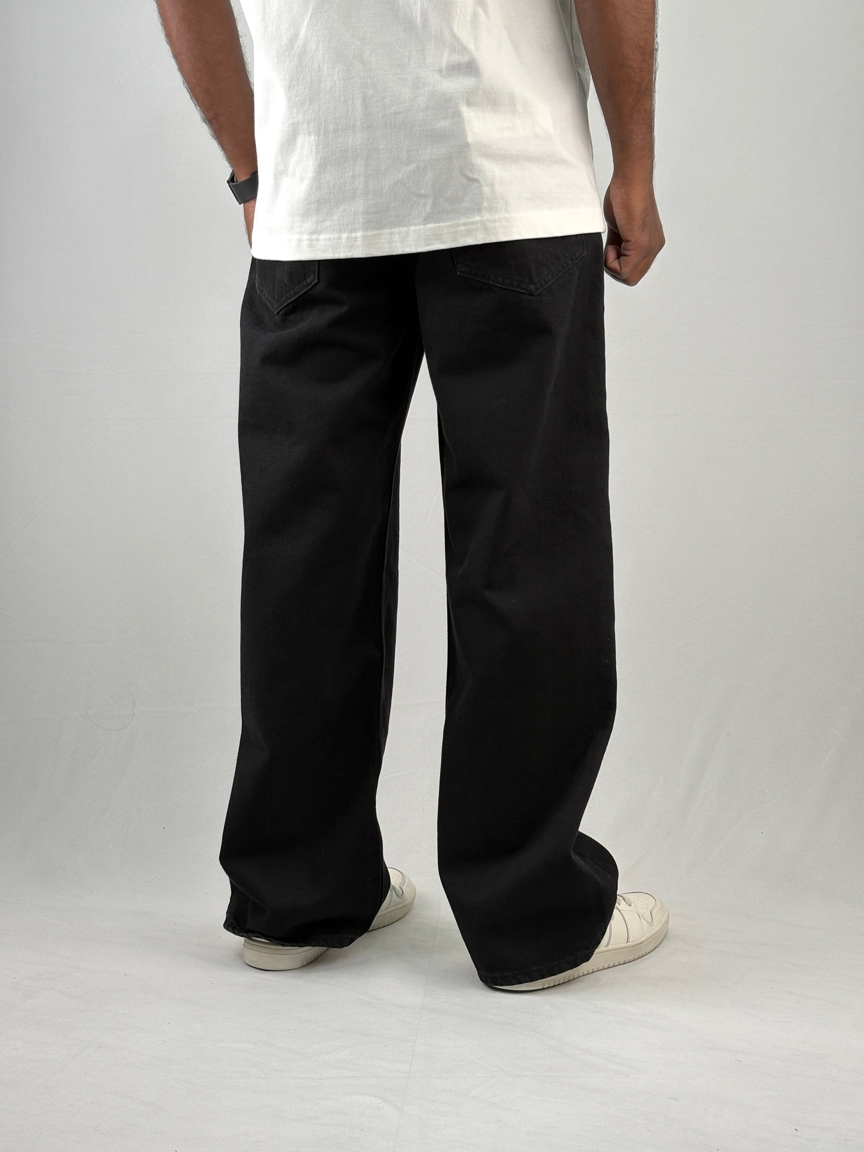 Black Urban Straight Fit Jean