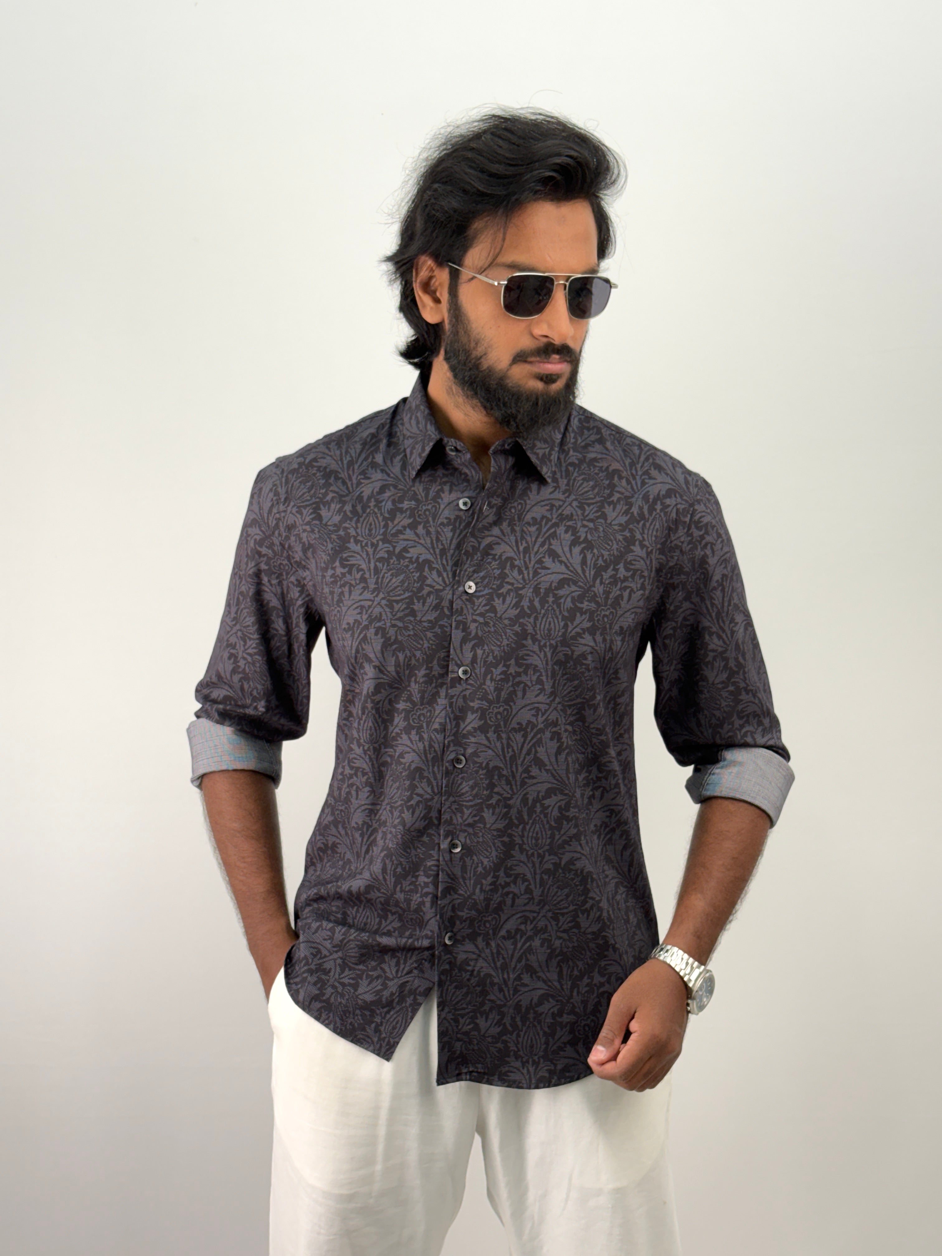 Black Printed Shirt 16