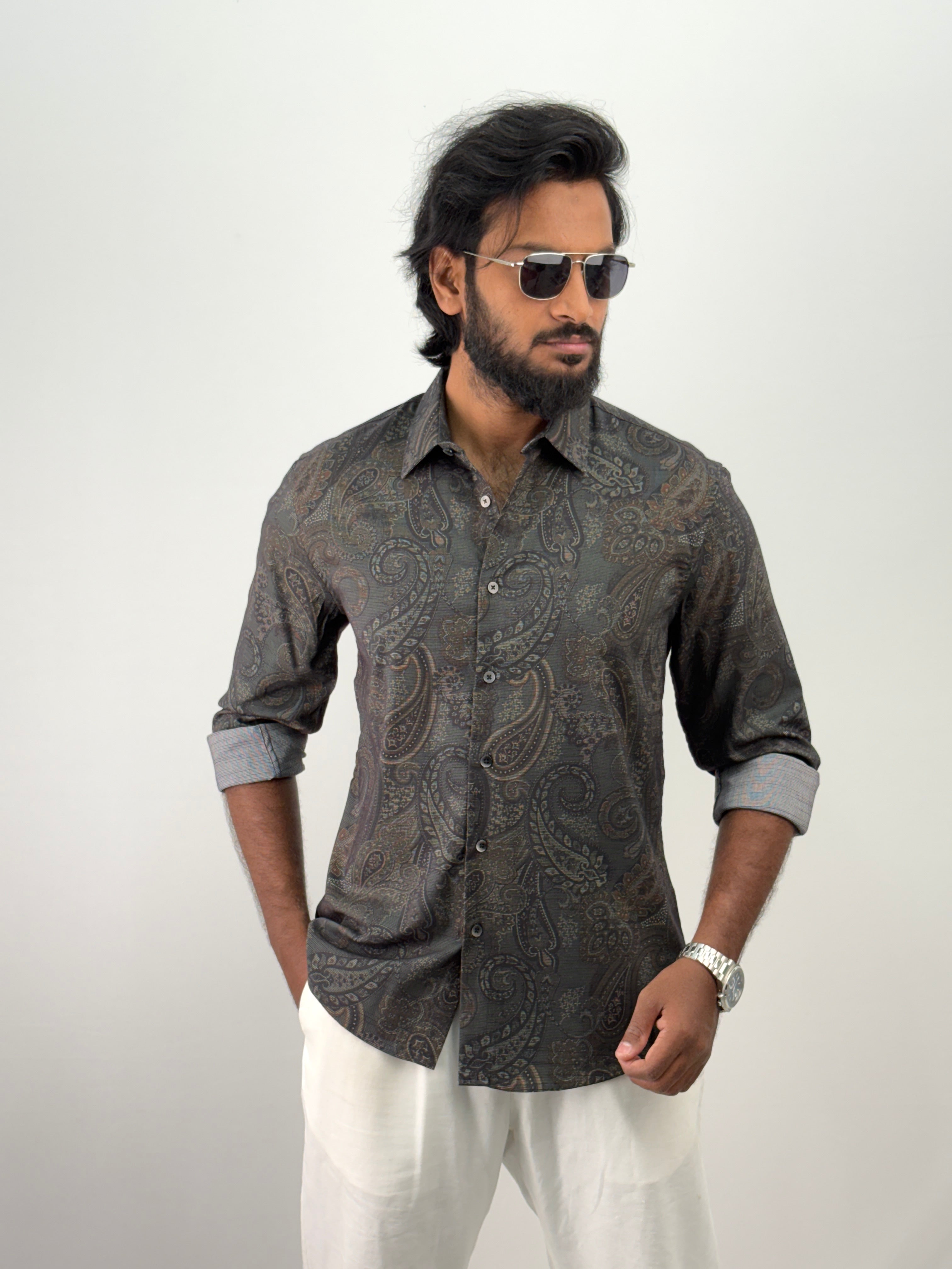 Black Printed Shirt 17