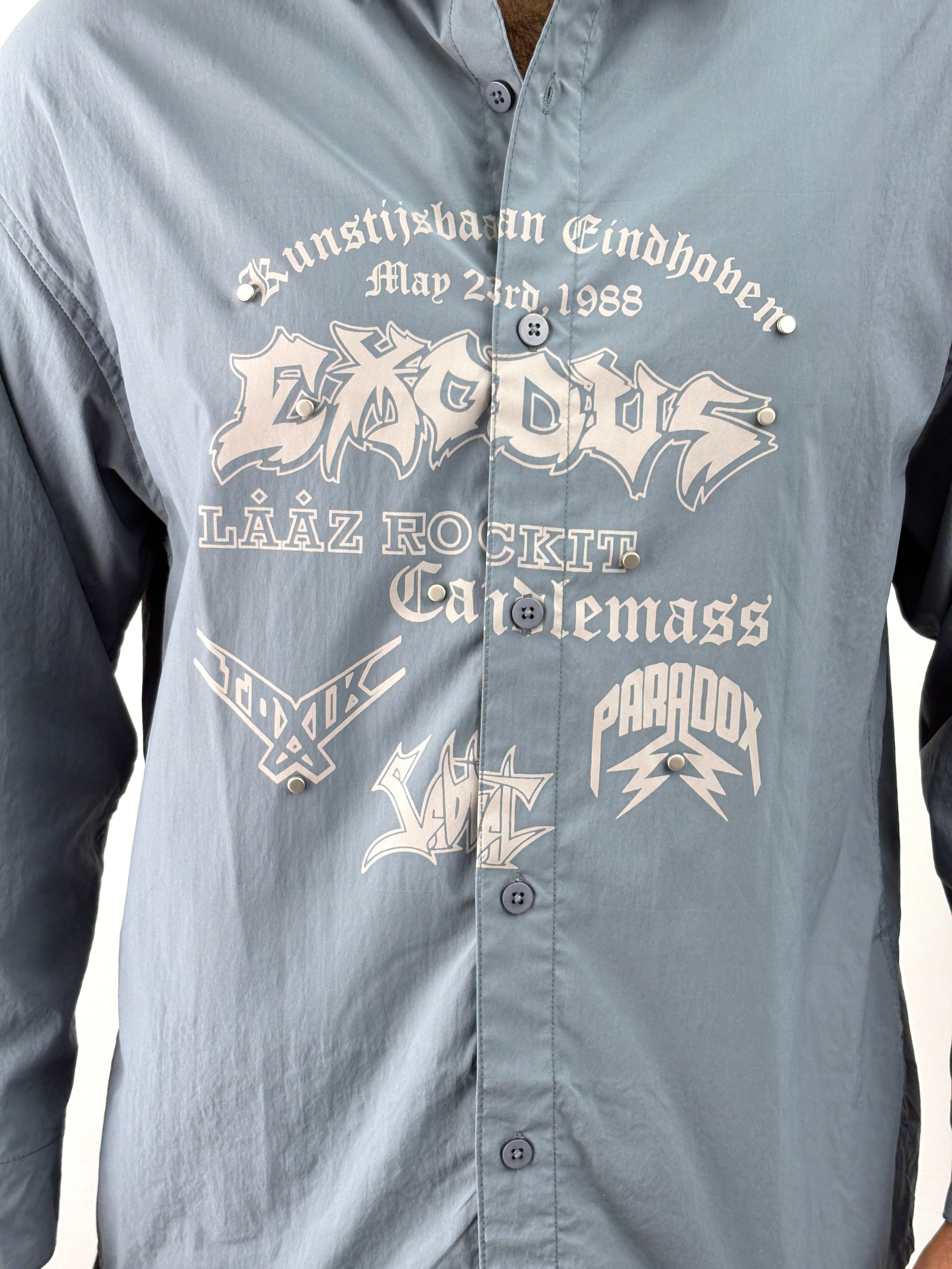 Blue Oversized Shirt