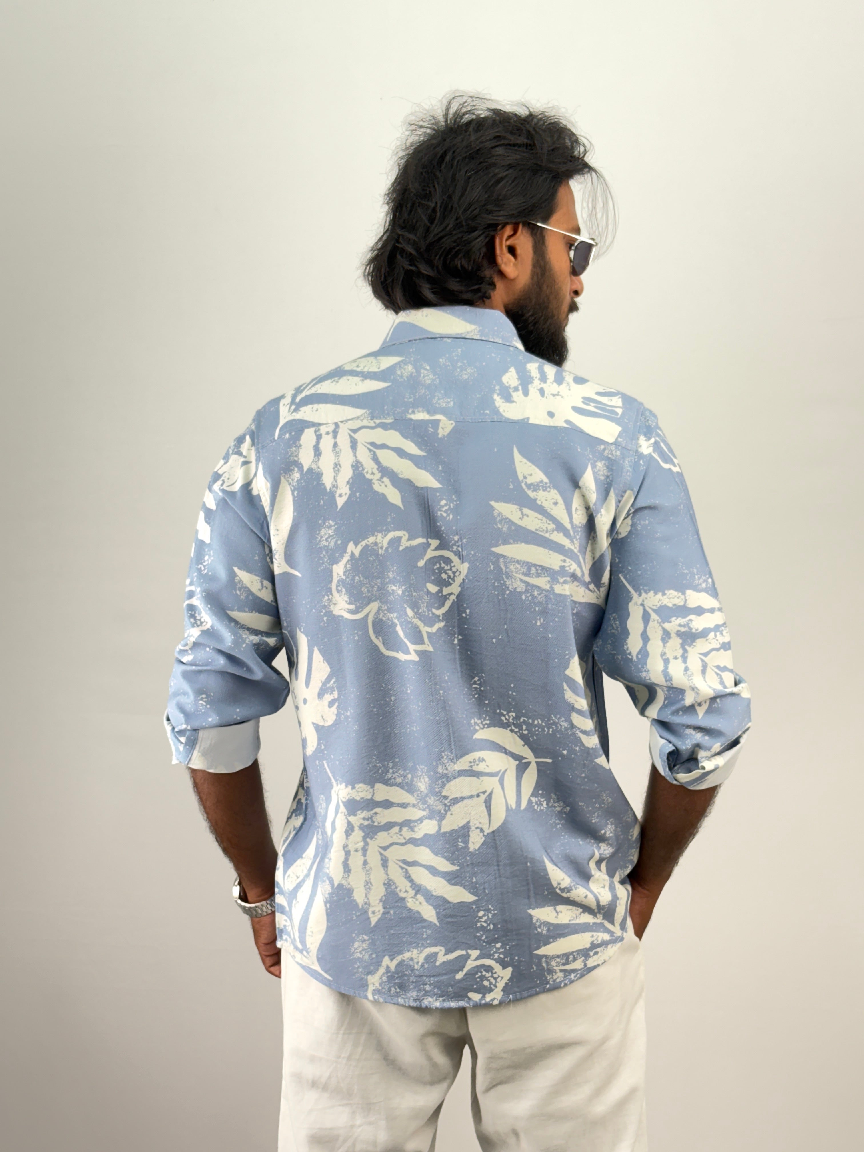 Blue IMP Printed Shirt