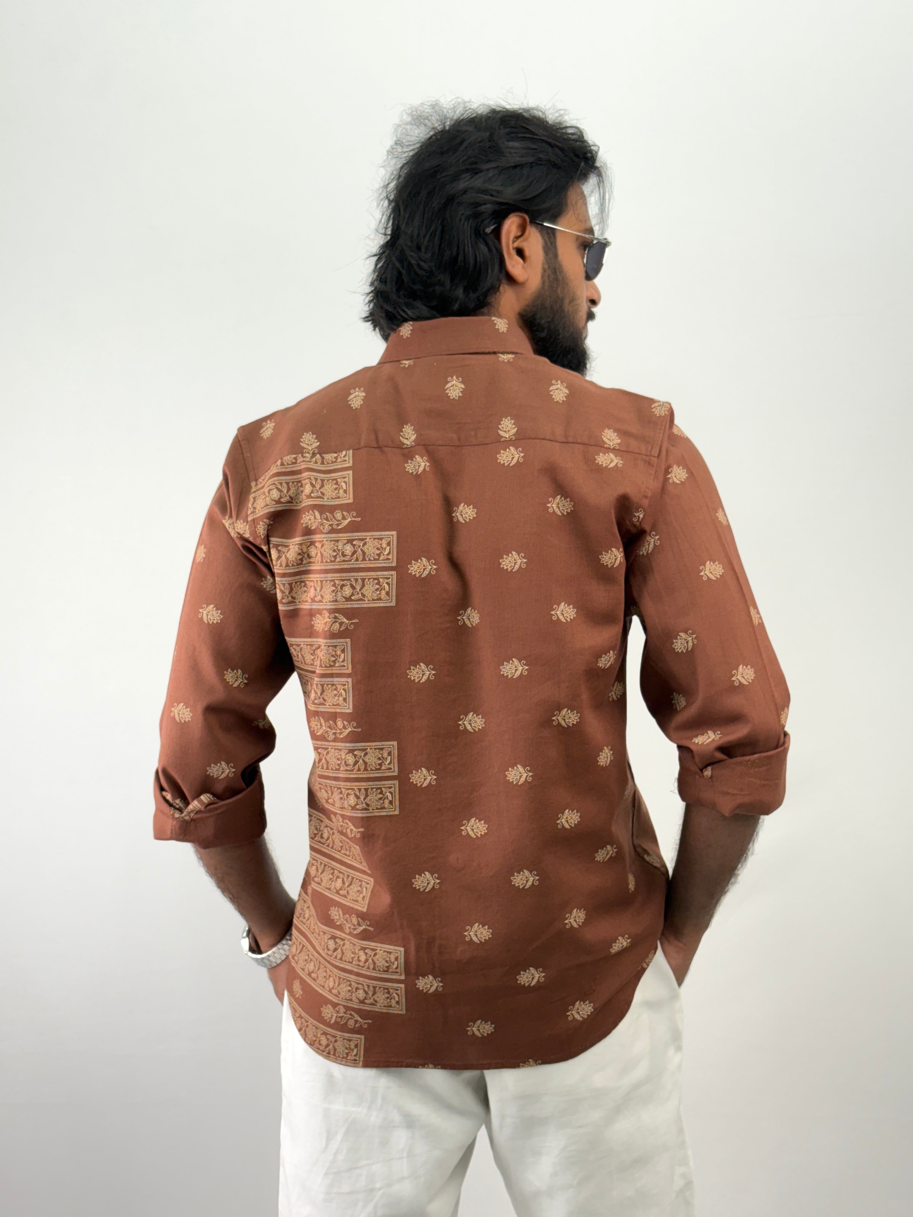 Brown Linen Shirt