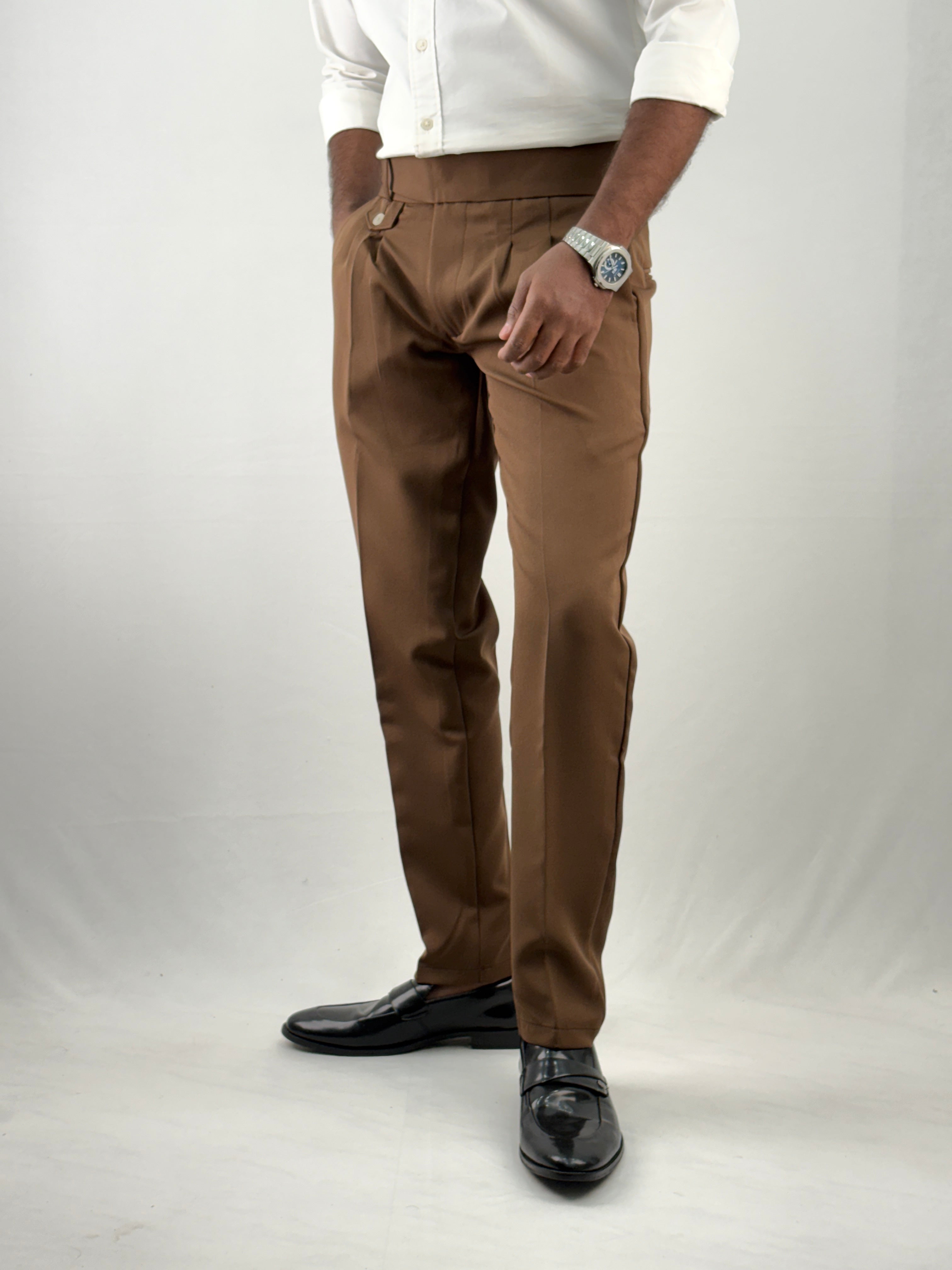 Coffee Brown Gurkha Pant 2