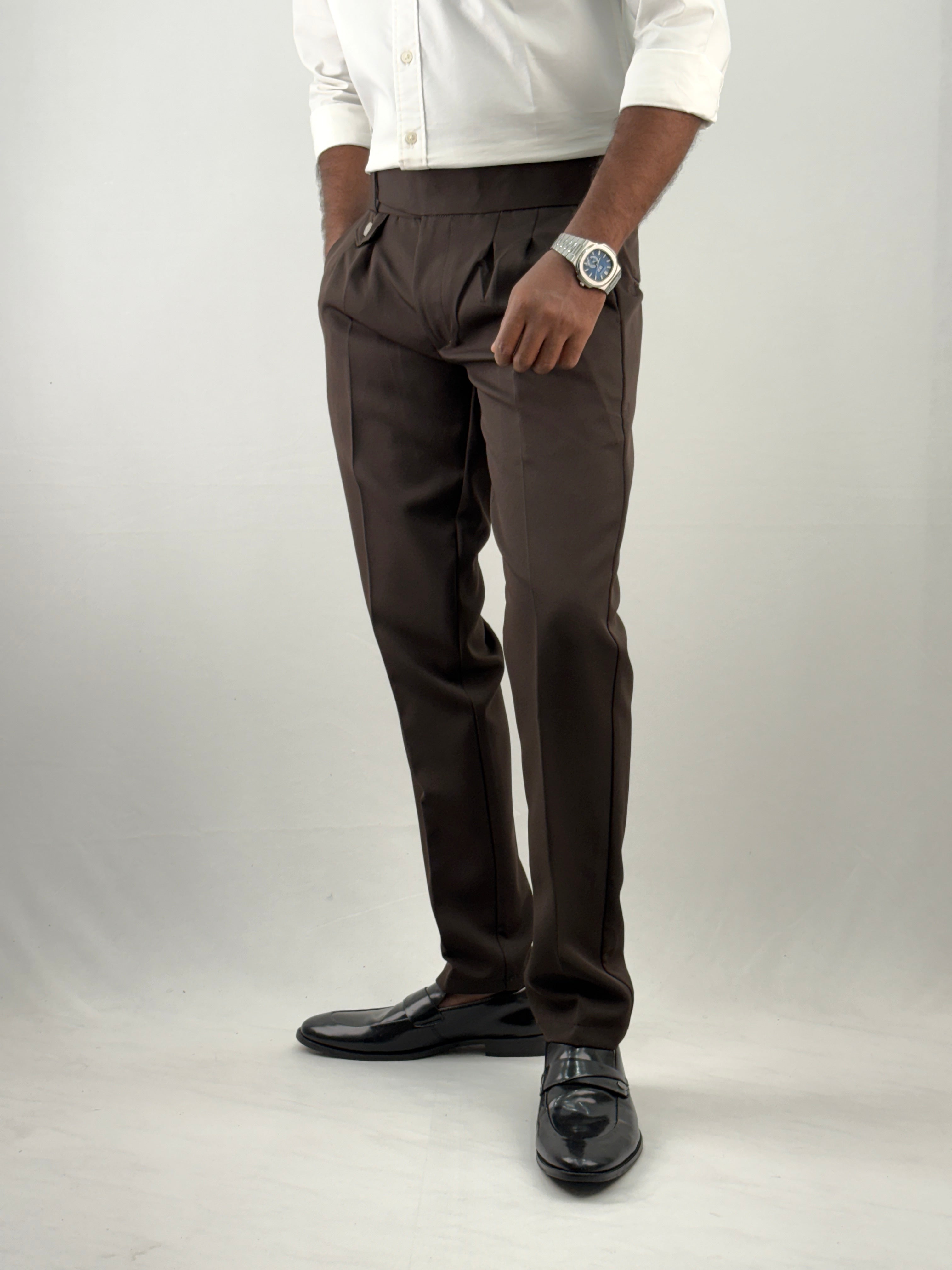 Dark Brown Gurkha Pant 2