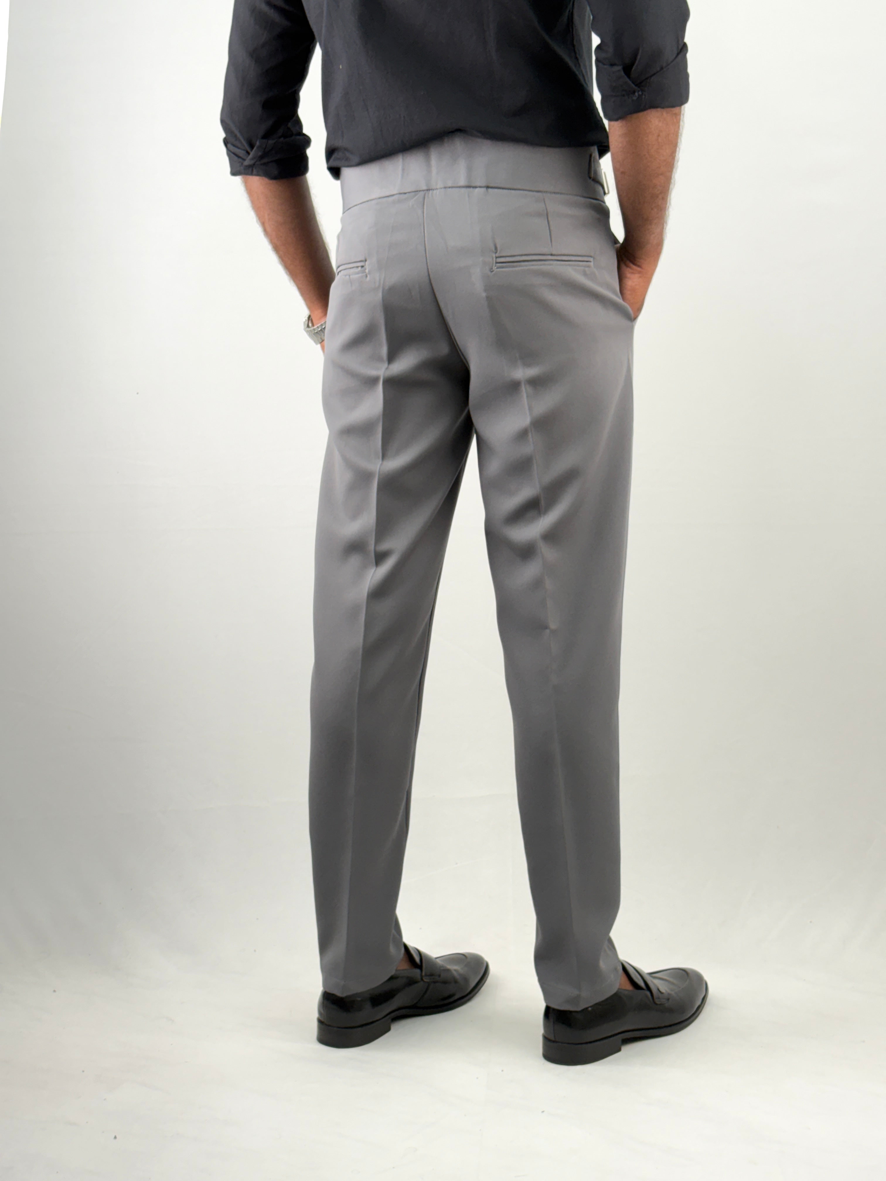 Dark Grey Gurkha Pant 2