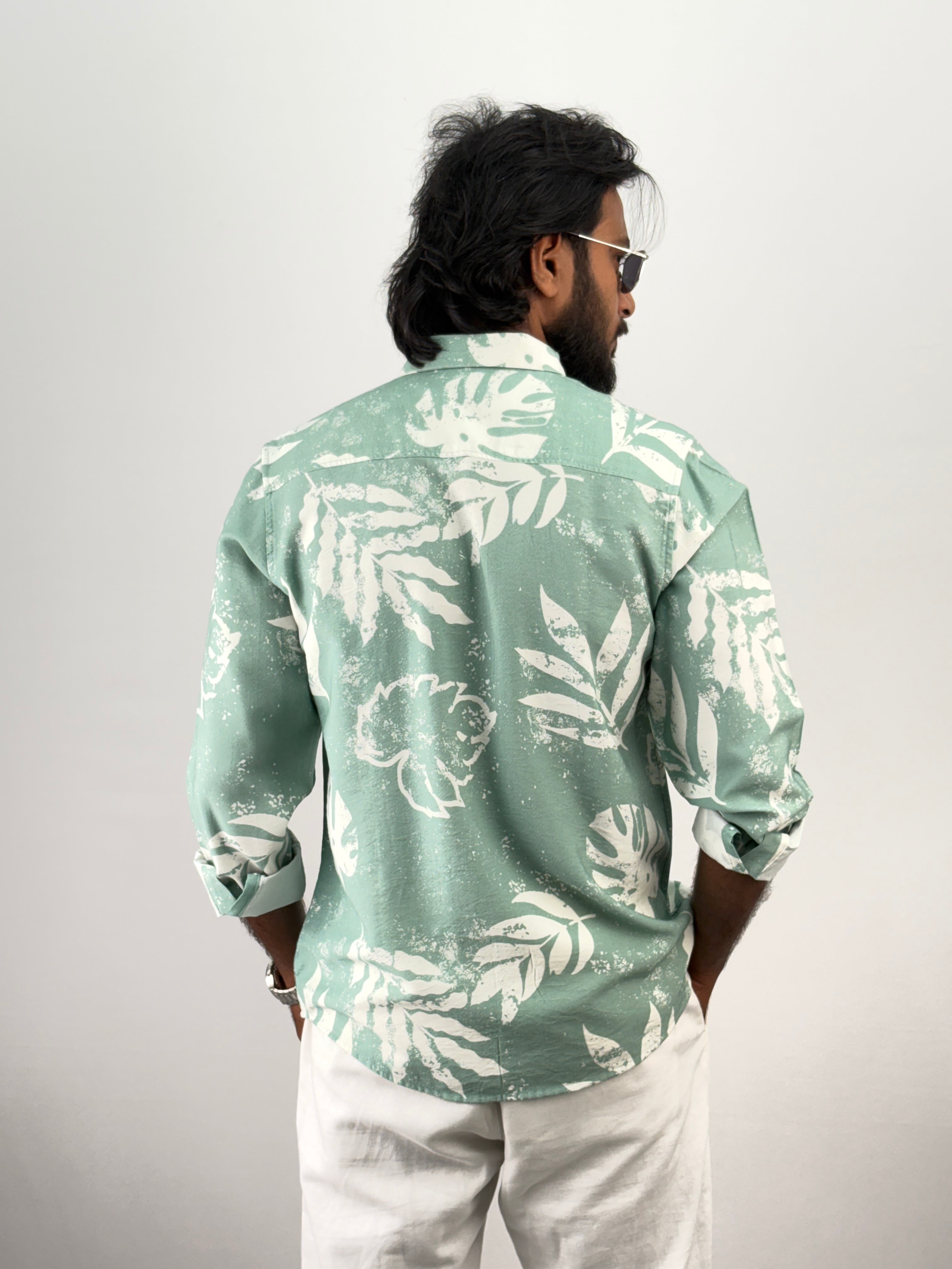 Green IMP Printed Shirt