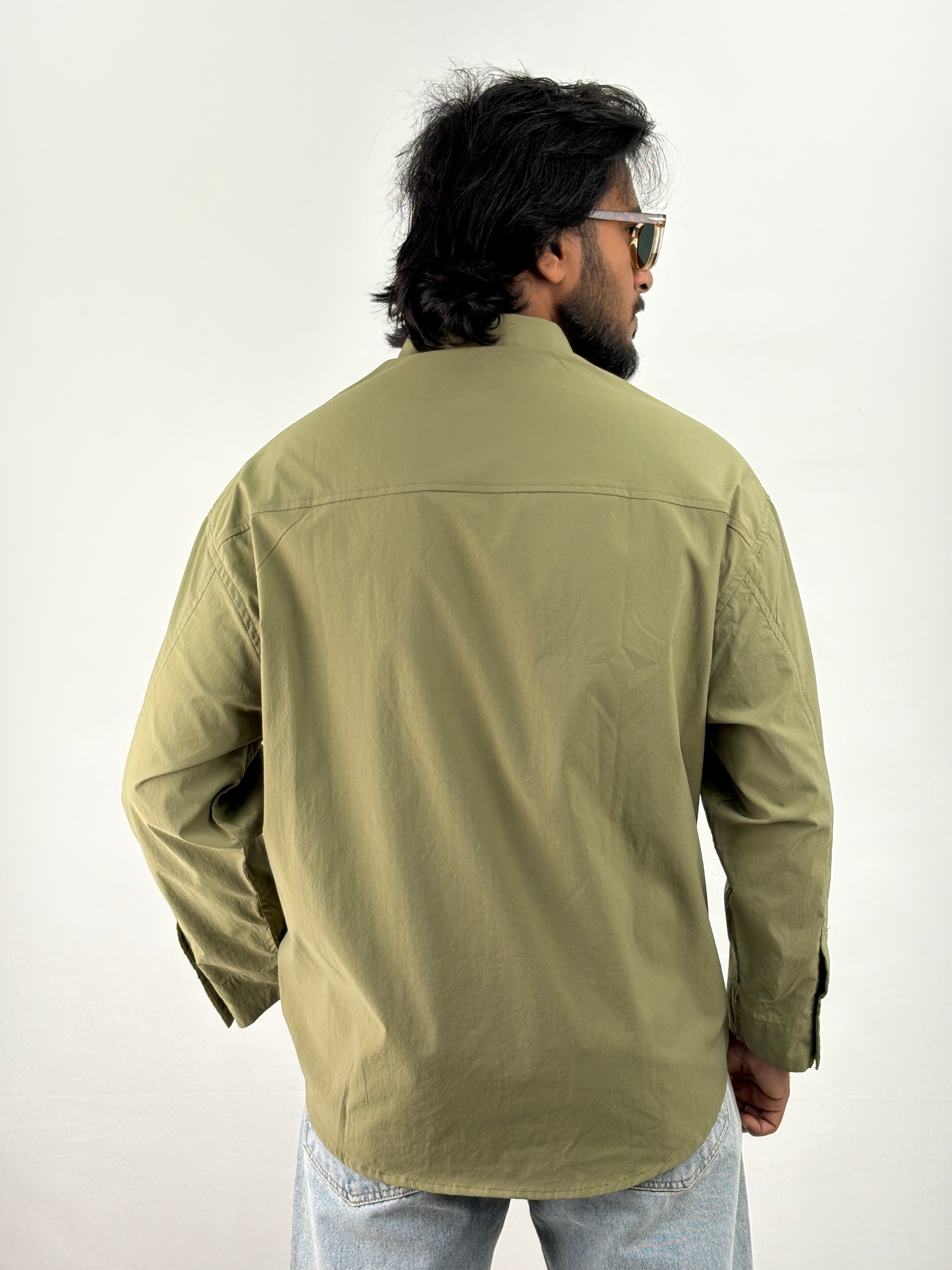 Green Oversized Shirt
