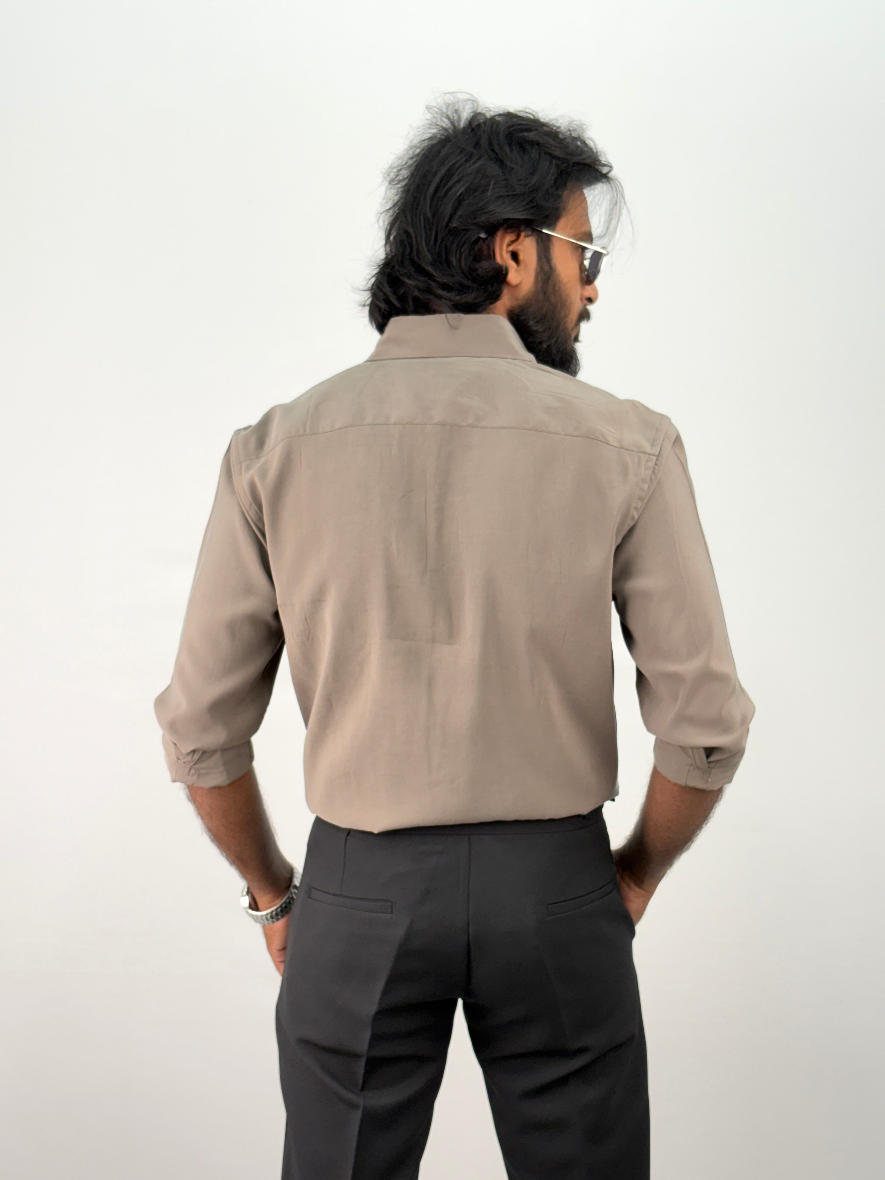 Grey IMP Plain Shirt