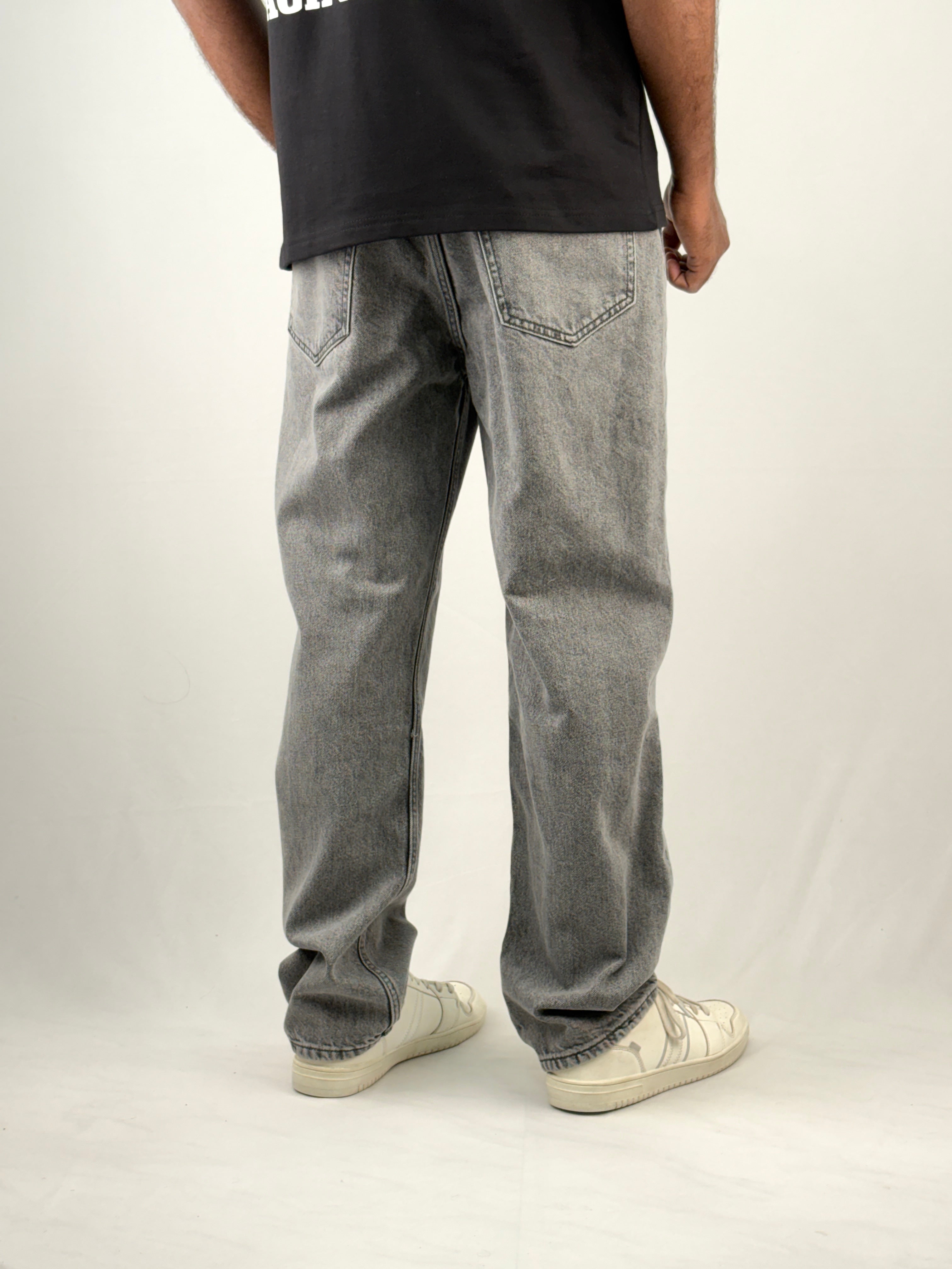 Grey Urban Straight Fit Jean