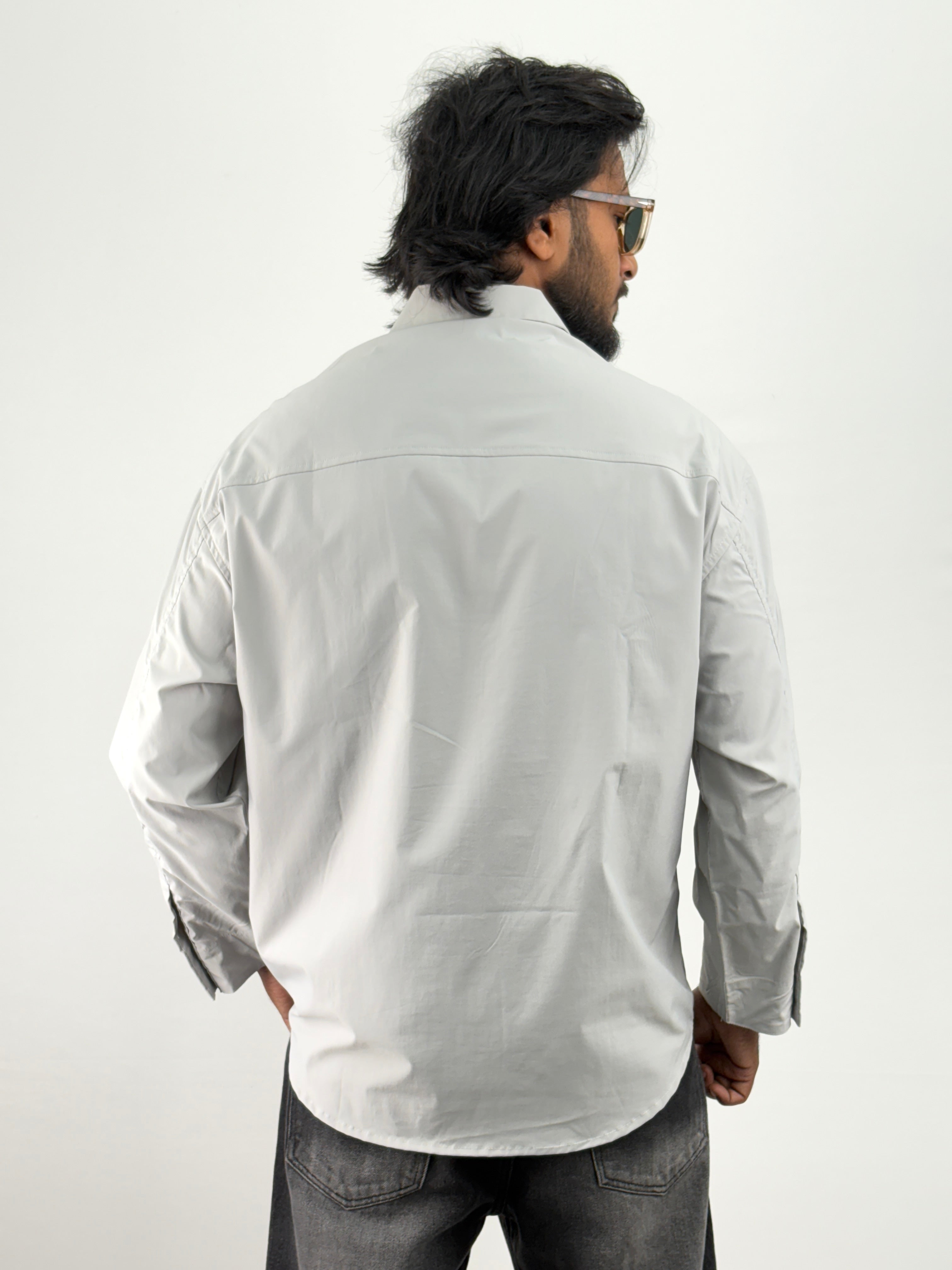 Grey Oversized Shirt