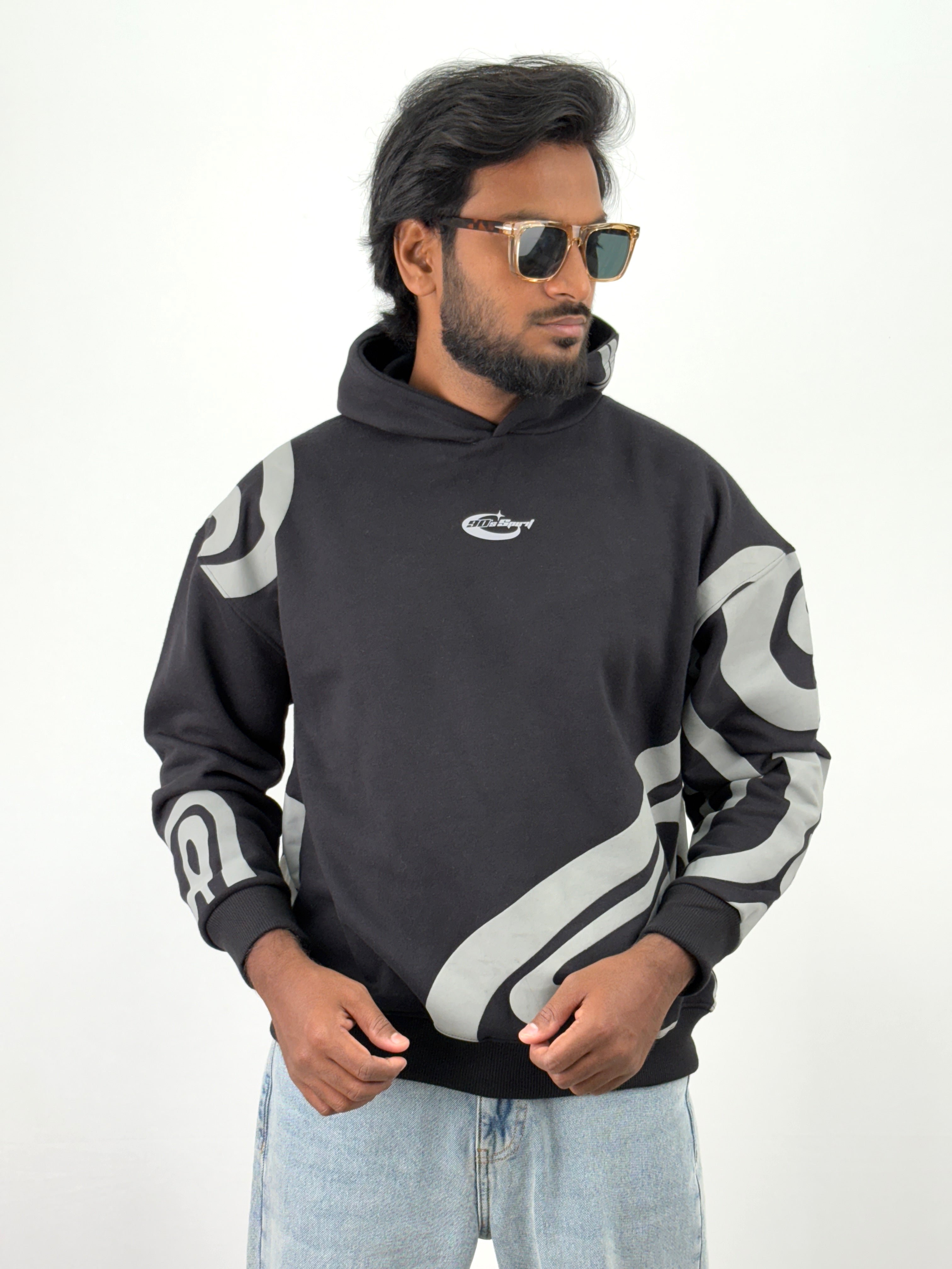 Black Oversized Hoodie