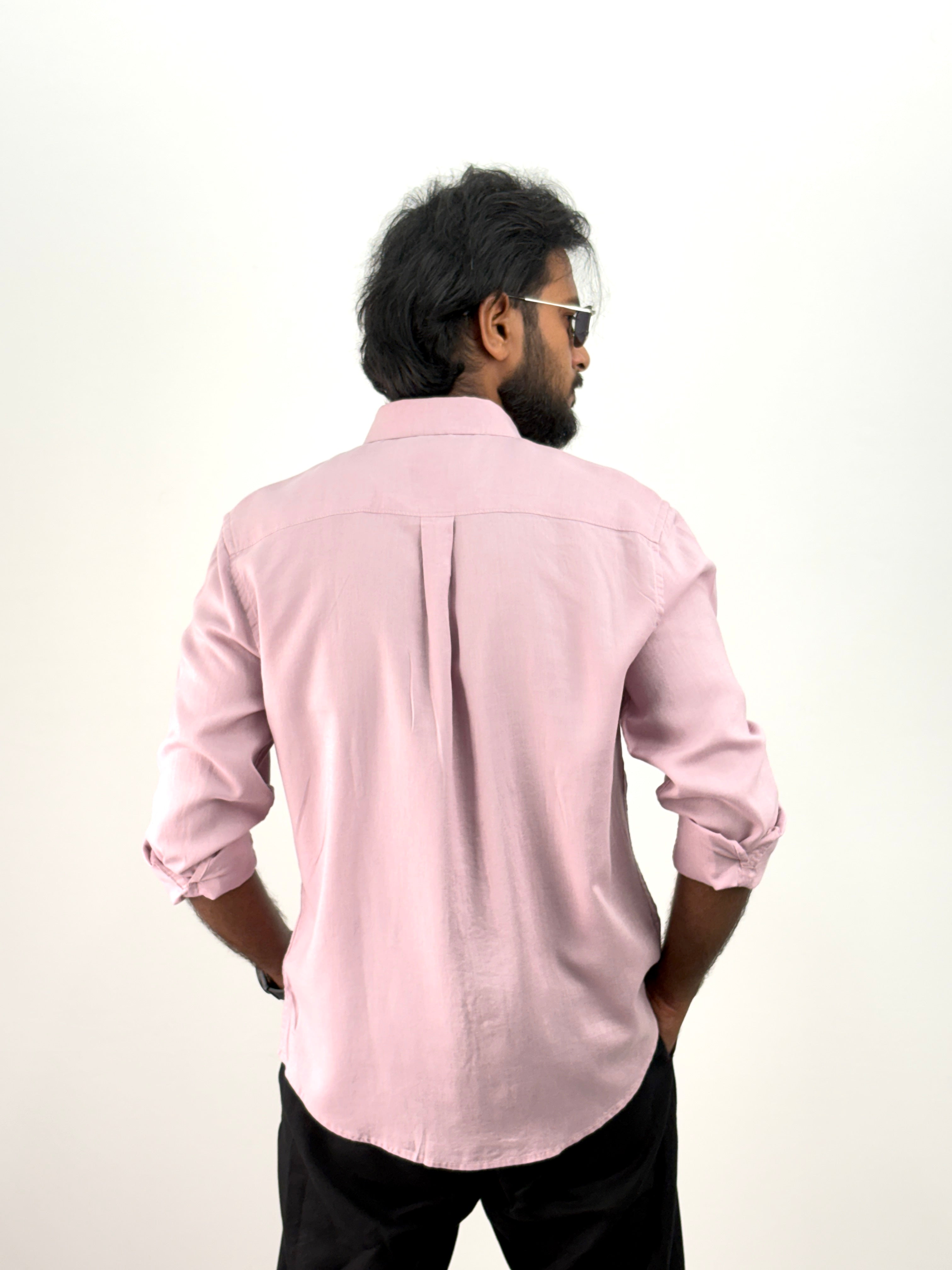 Pink Linen Shirt