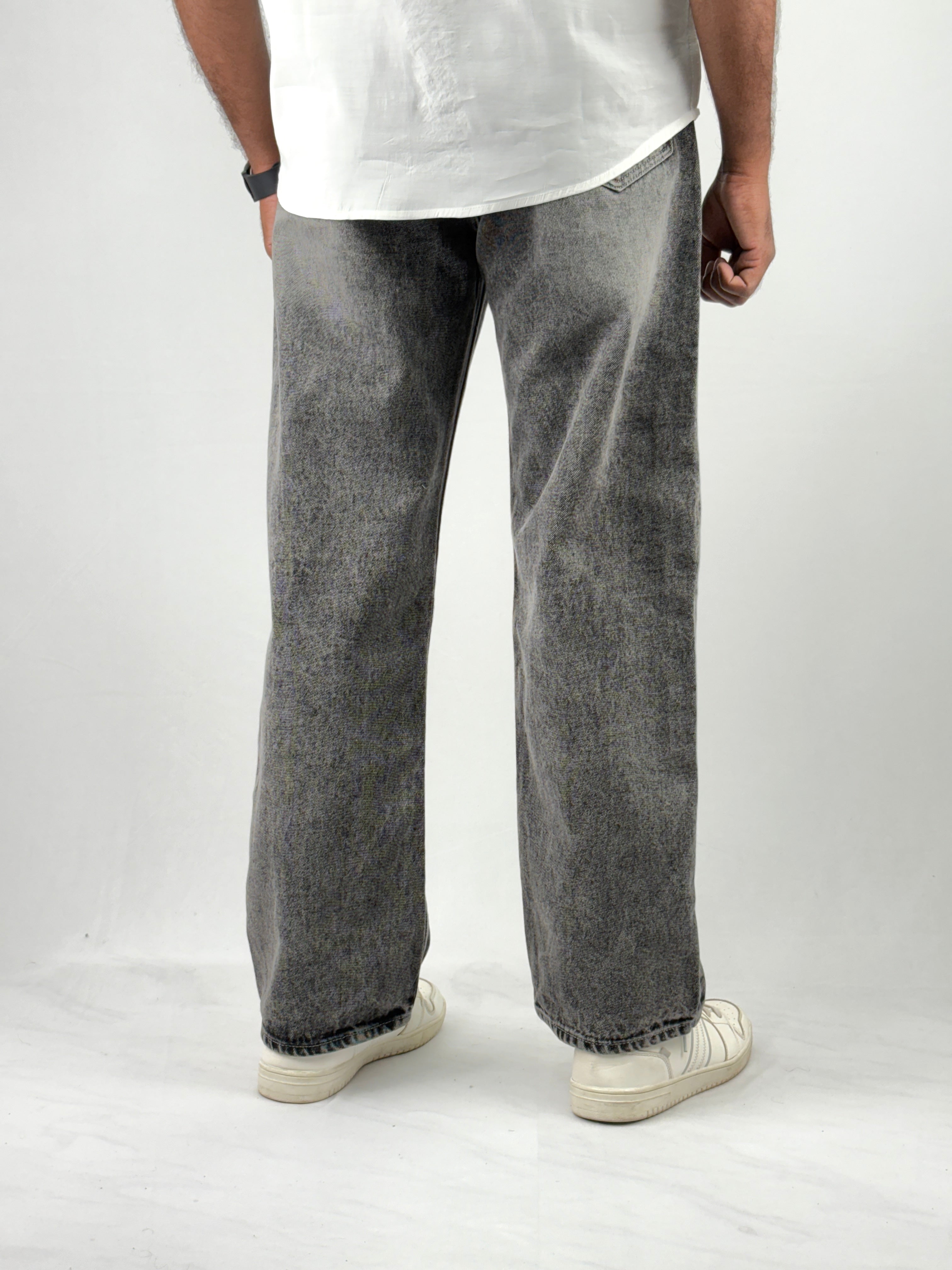 Dark Grey Baggy Jeans
