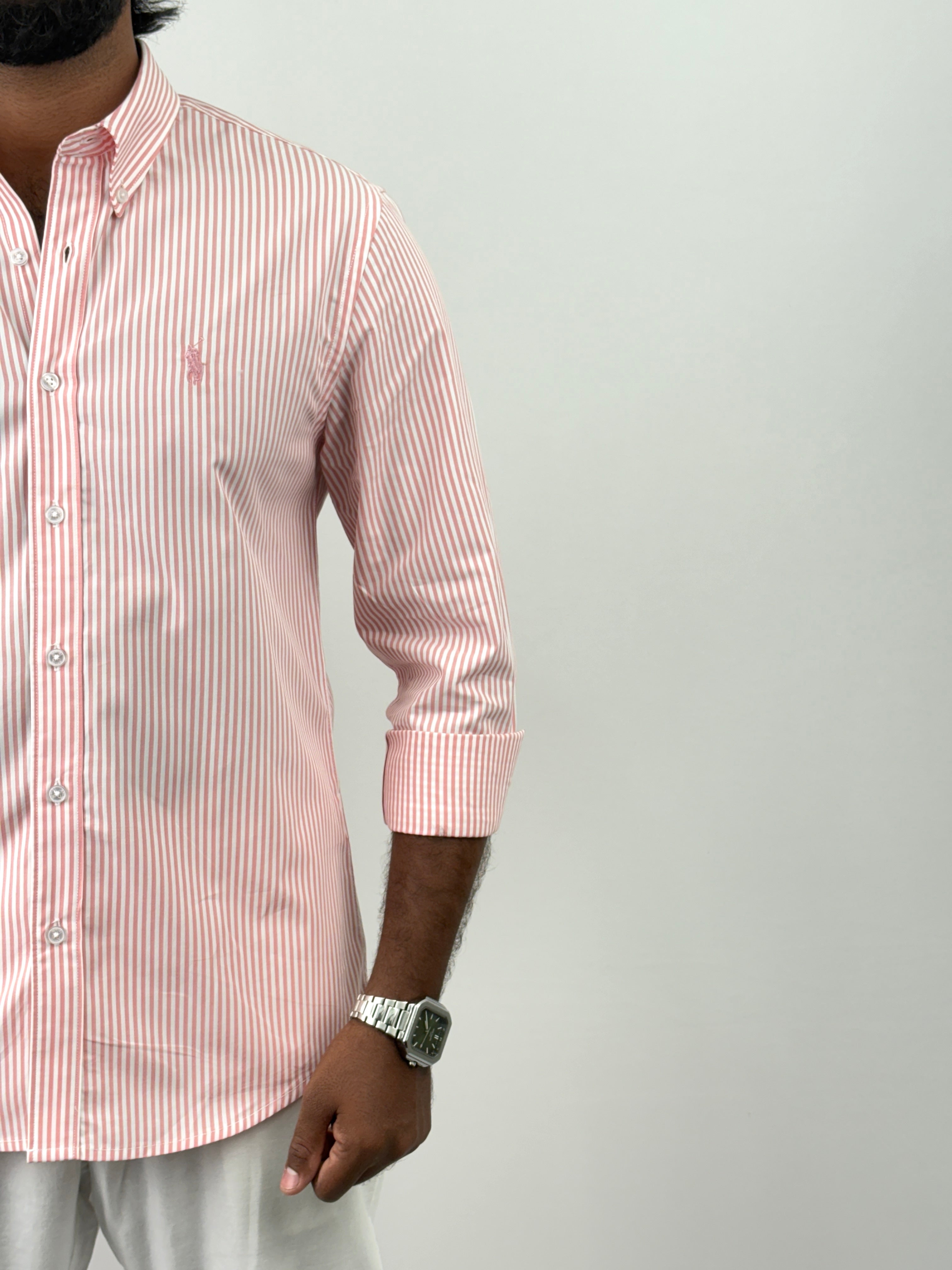 Cherry Pinstripe Shirts
