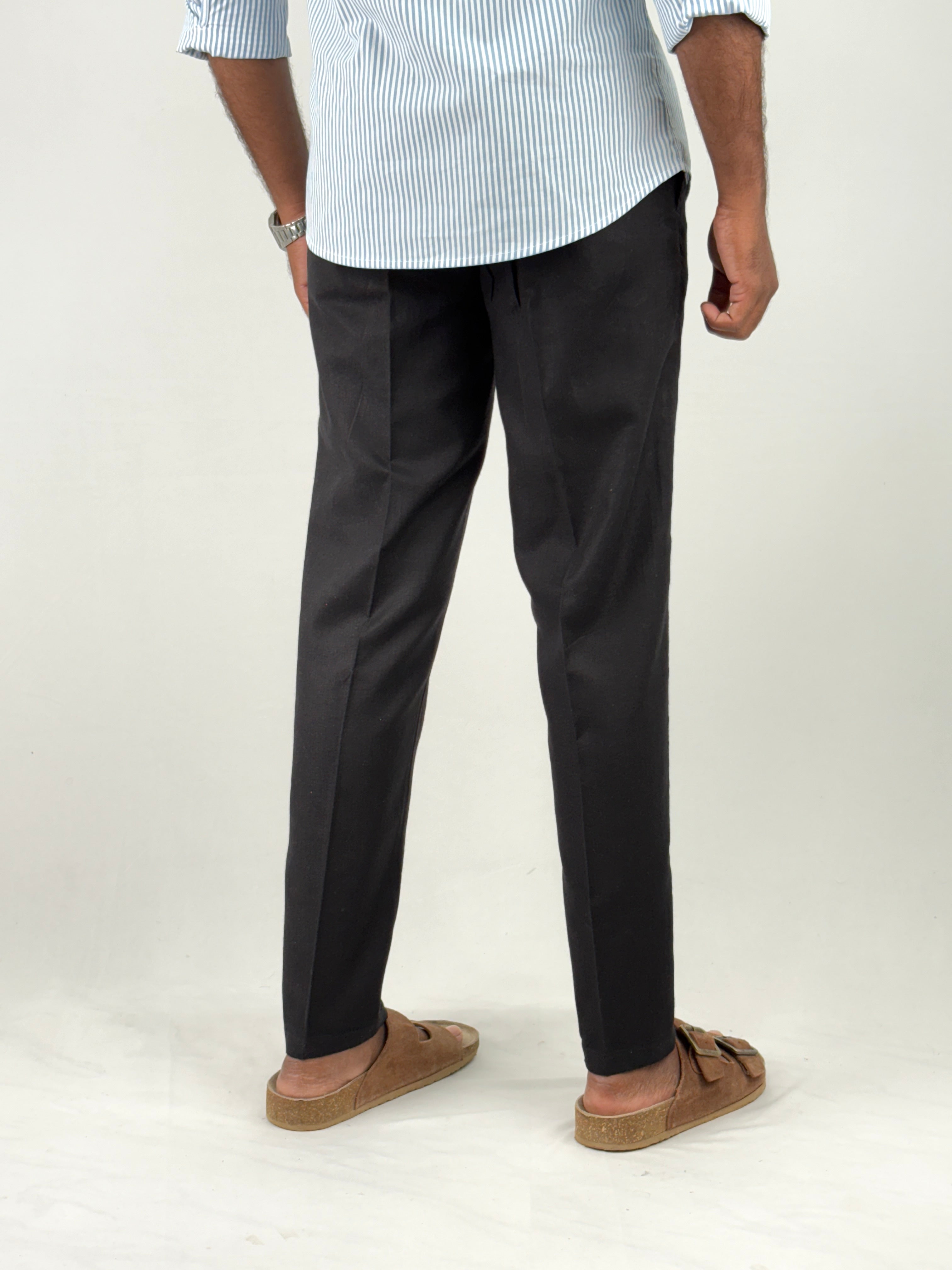 Black Linen Pants