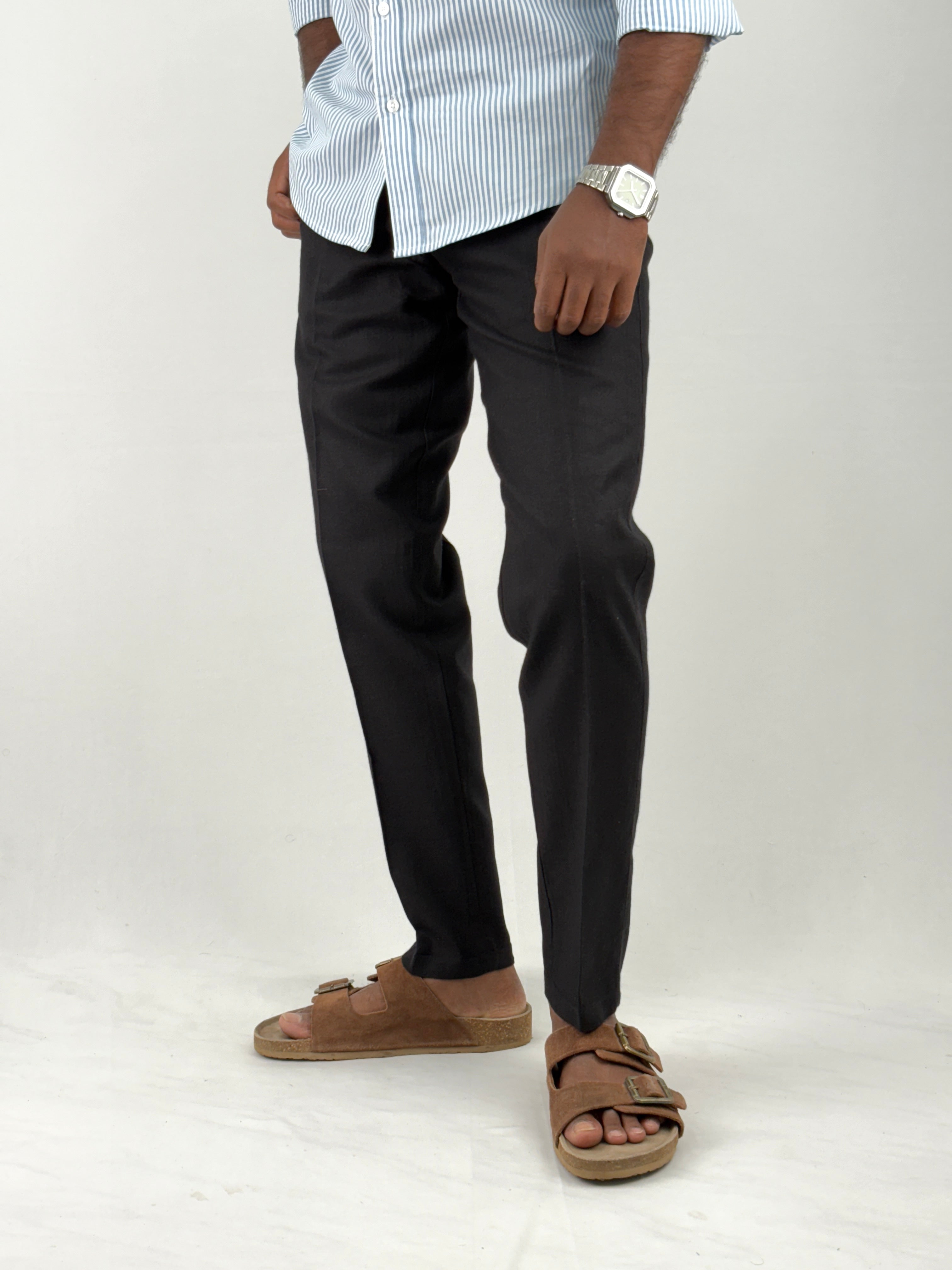 Black Linen Pants