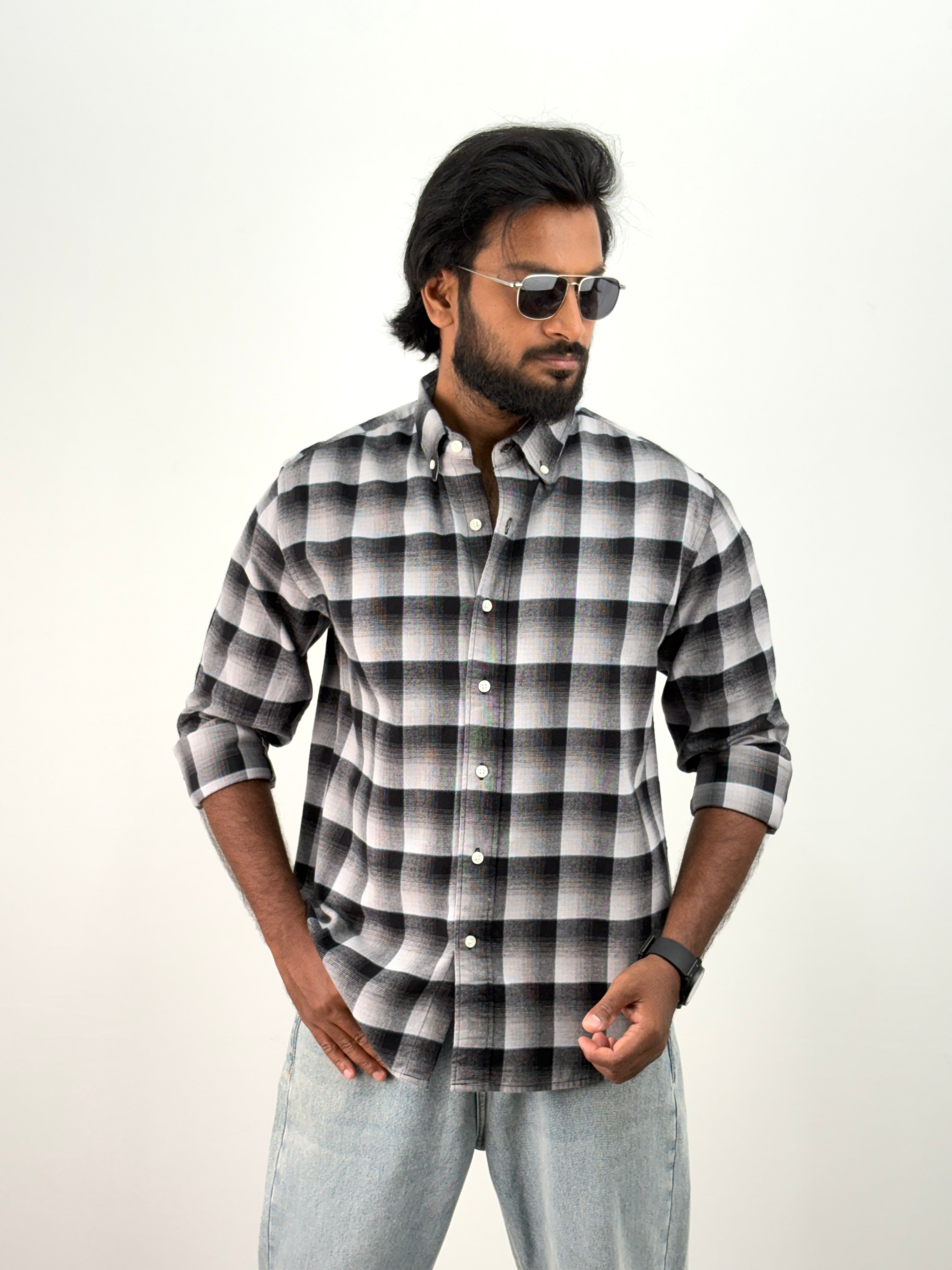 Black Flannel Shirt