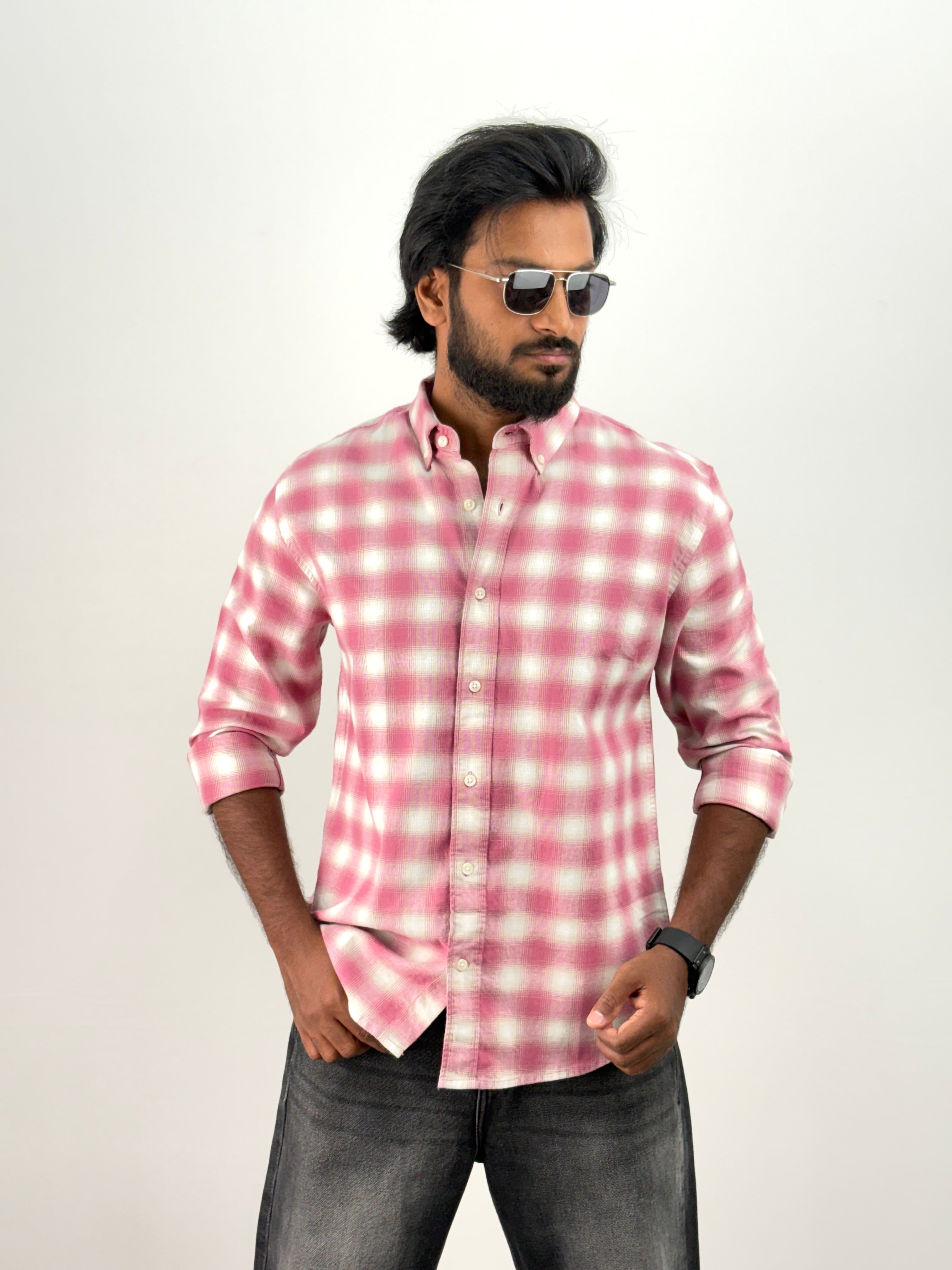 Pink Flannel Shirt