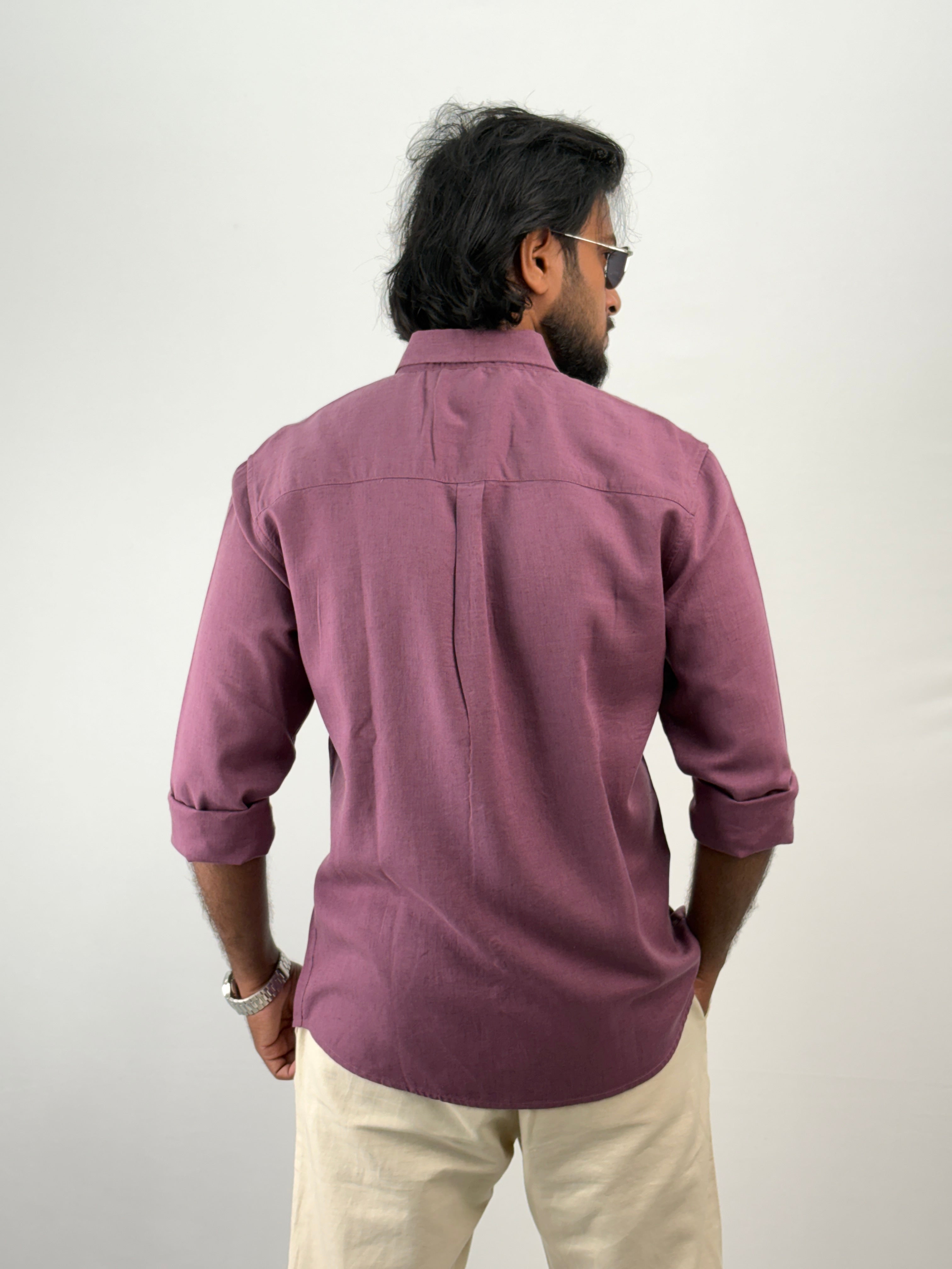Lavender Linen Shirt