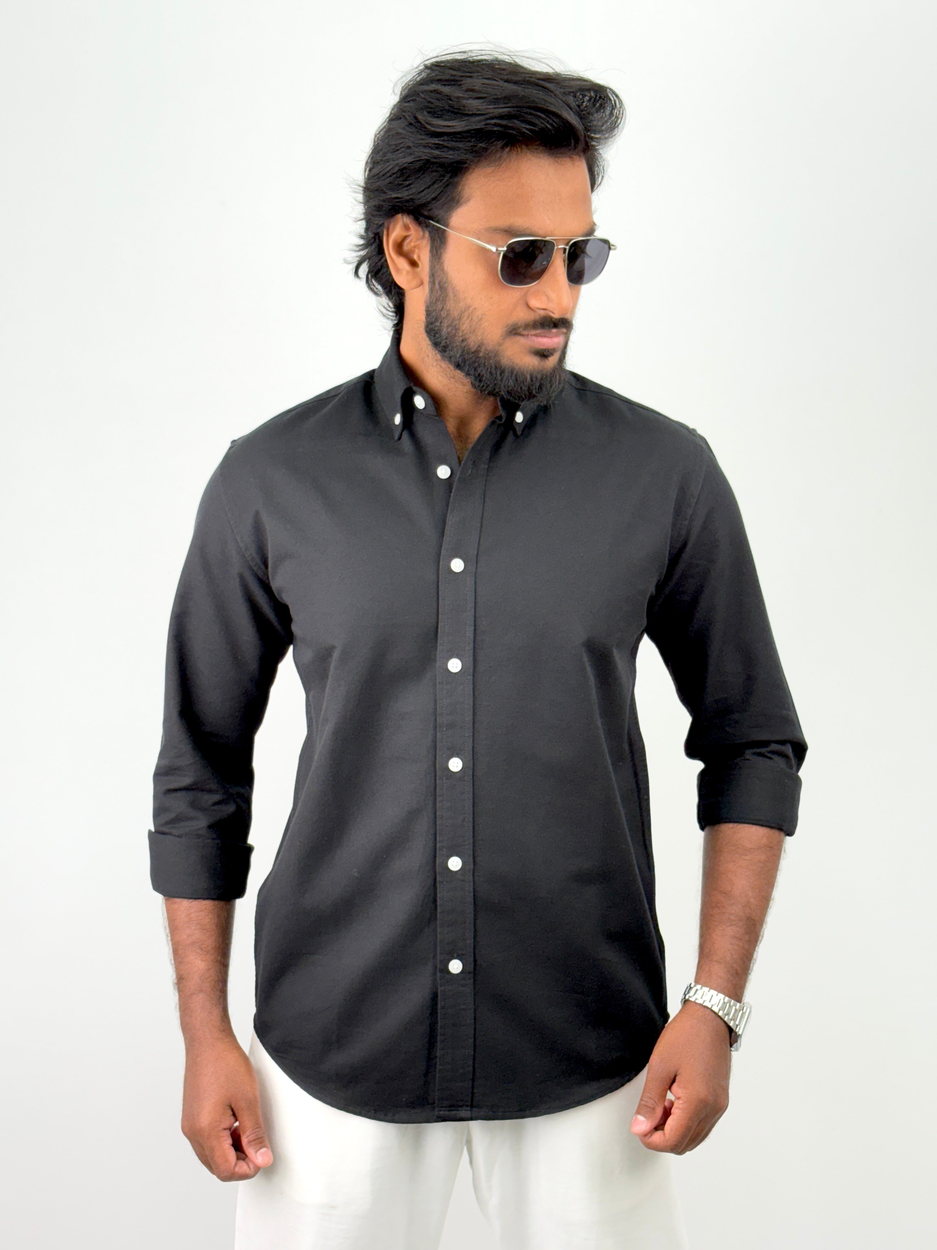 Black Linen Shirts