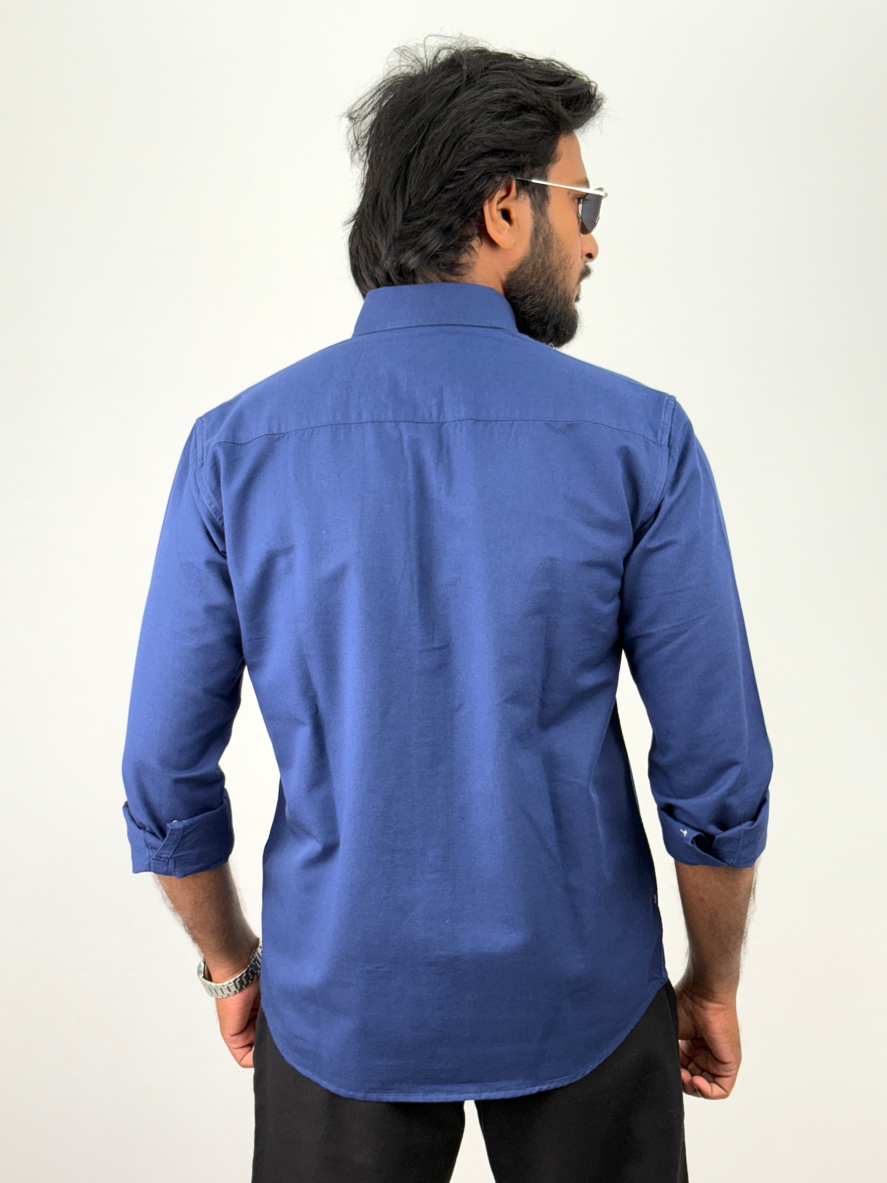Royal Blue Linen Shirts